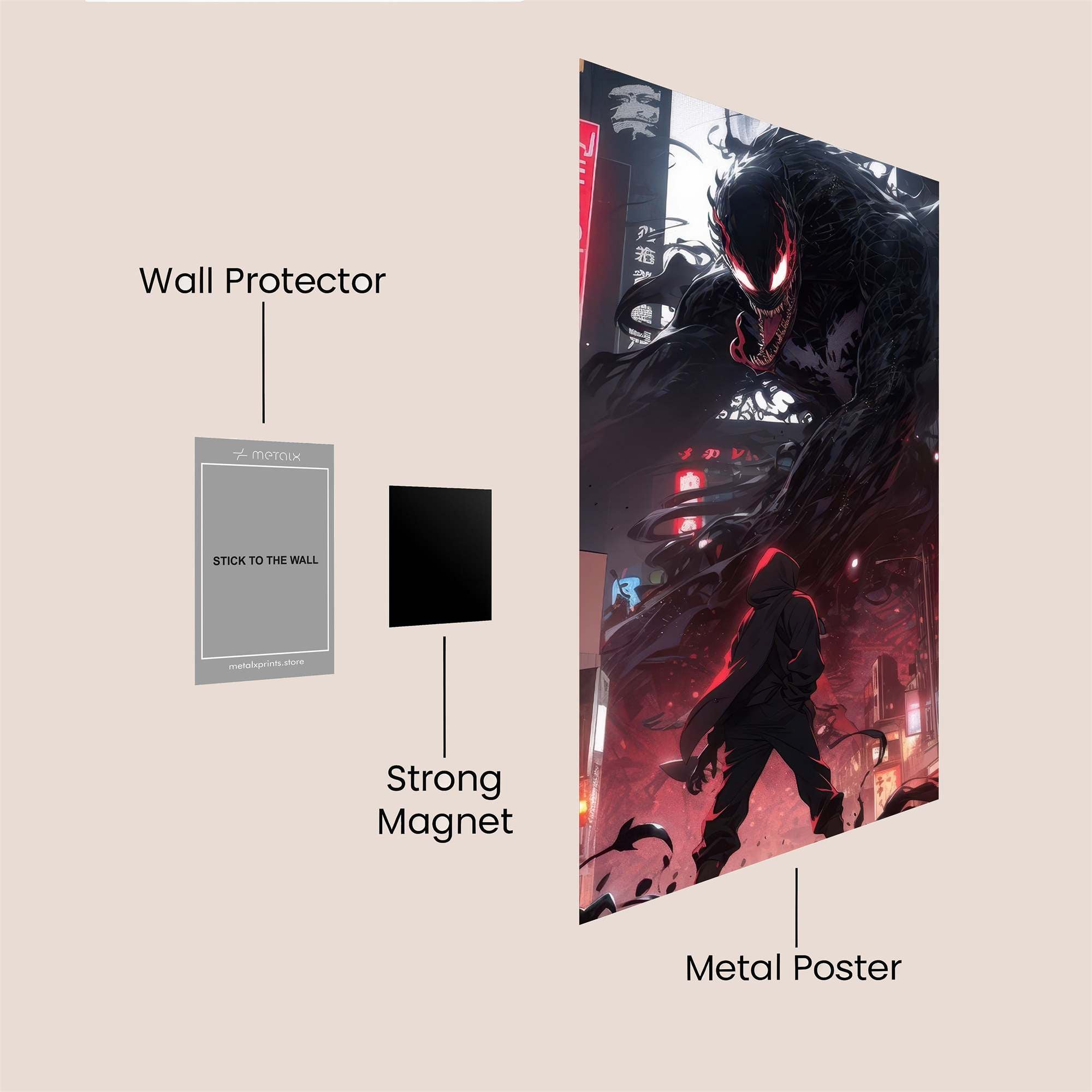 Venom Unleashed Safe Wall Magnetic / M