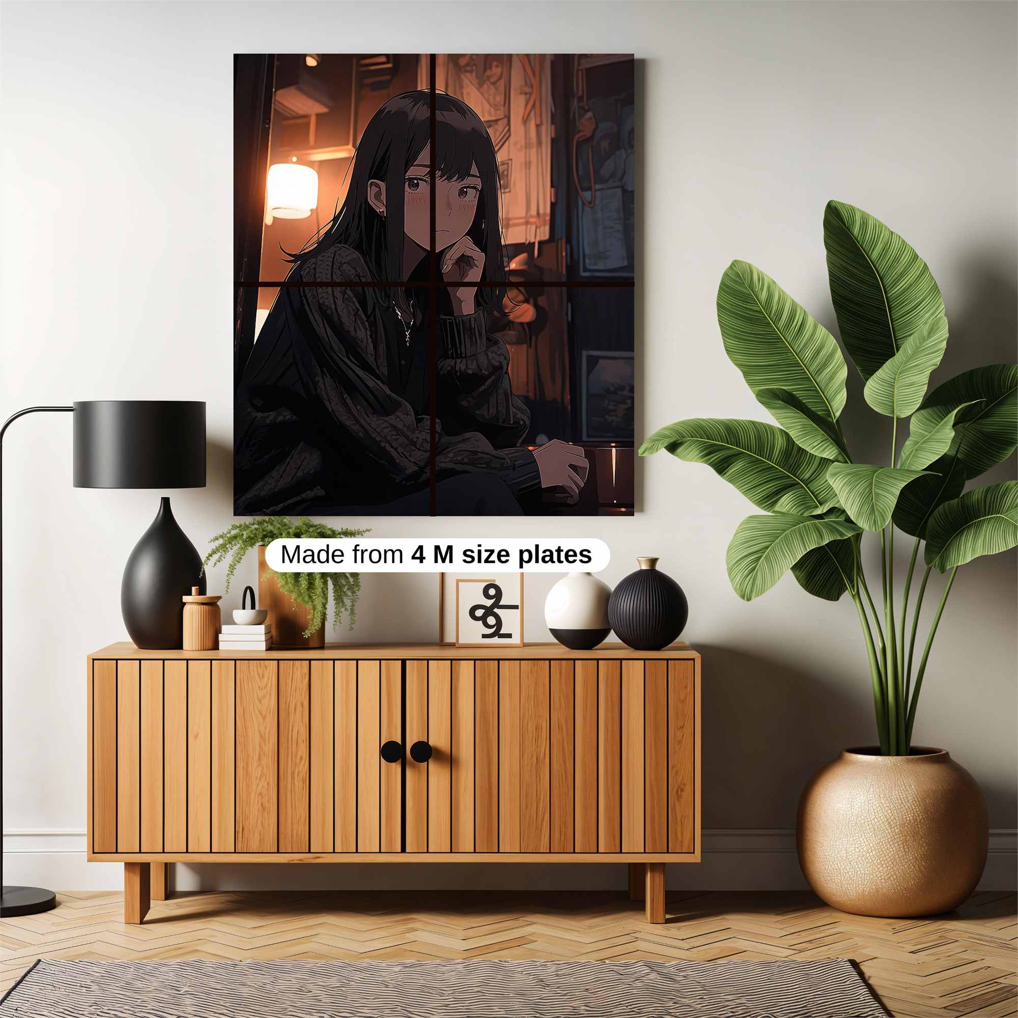 Night Pensive Safe Wall Magnetic / M