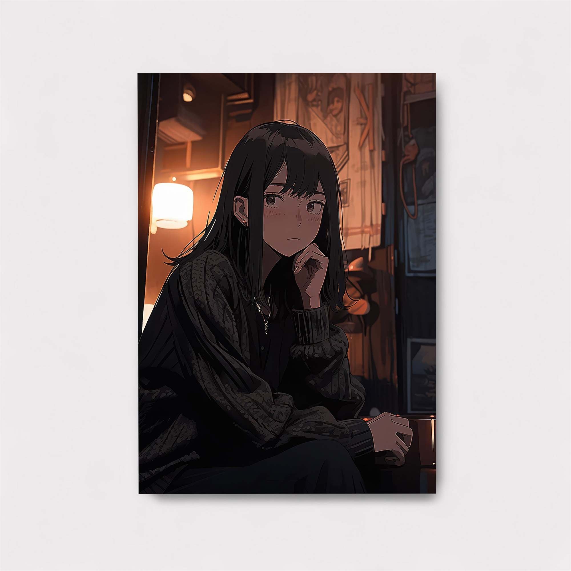 Night Pensive Safe Wall Magnetic / M