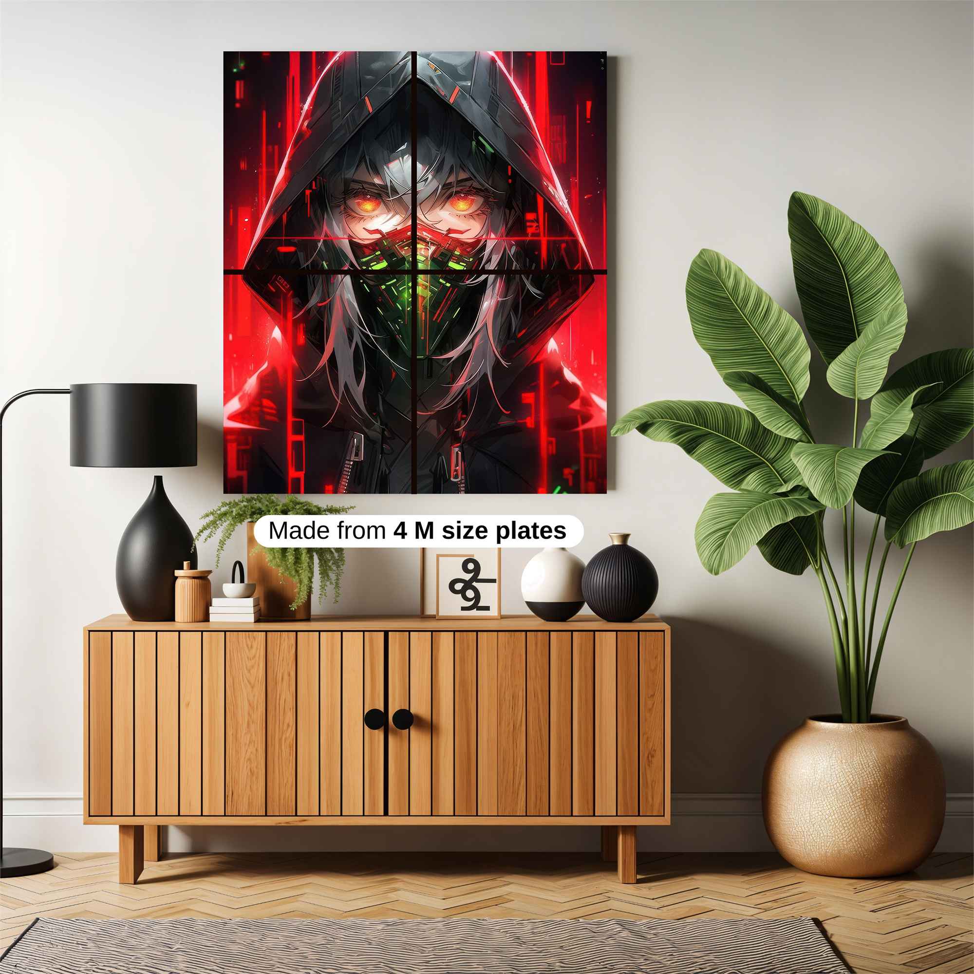 Cyber Menace Safe Wall Magnetic / M