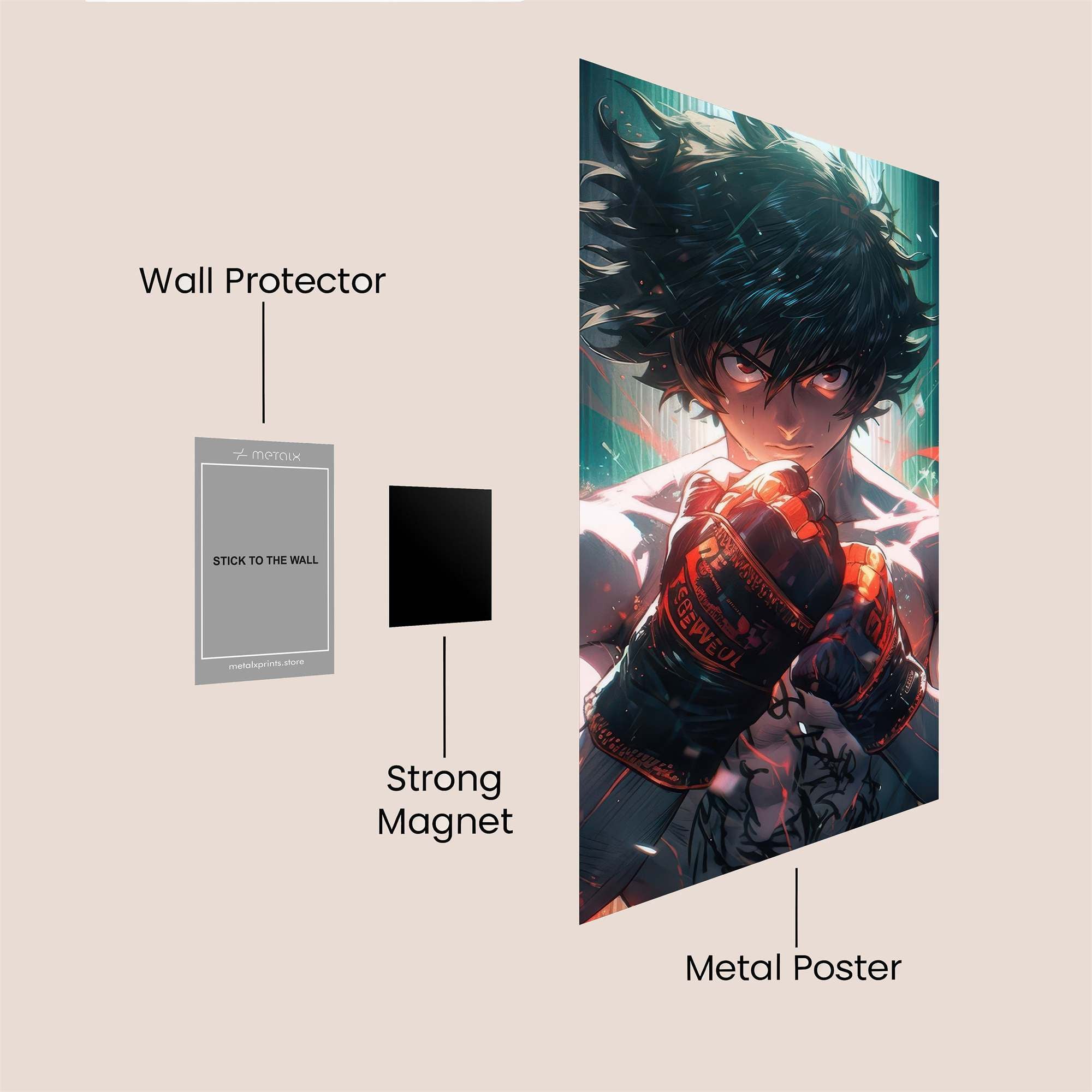 Izuku Fierce Safe Wall Magnetic / M