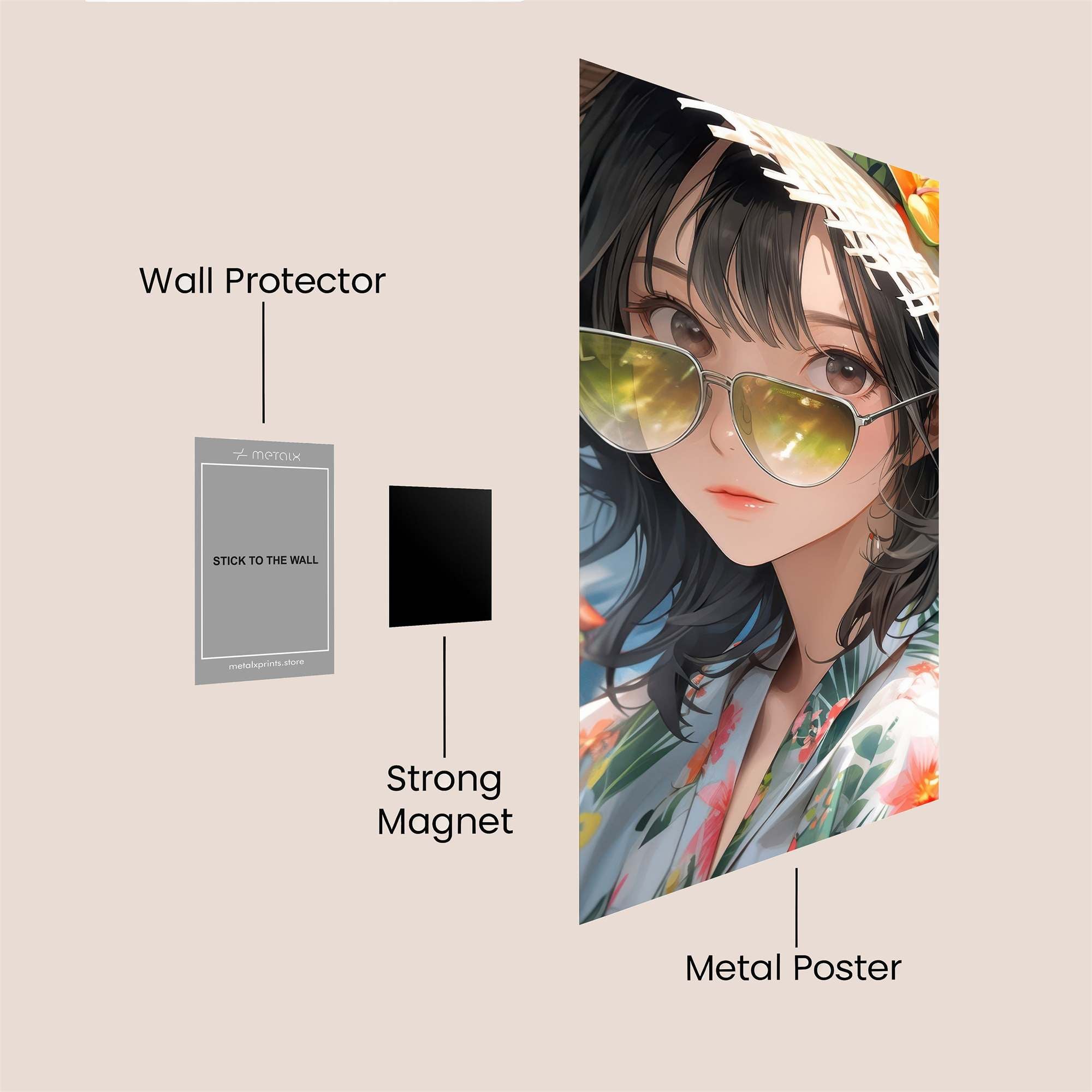 Sunny Serenity Safe Wall Magnetic / M