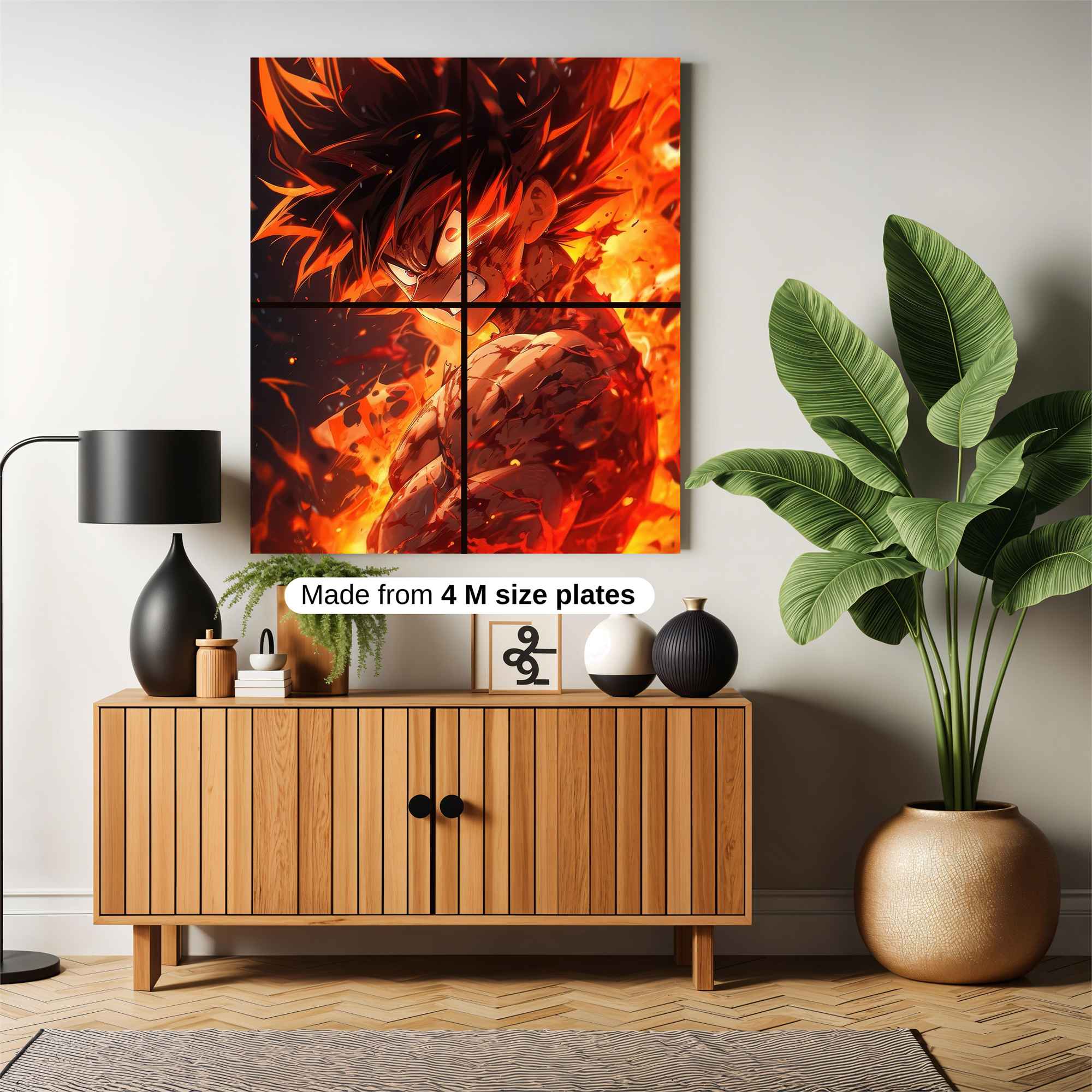Goku Inferno Safe Wall Magnetic / M