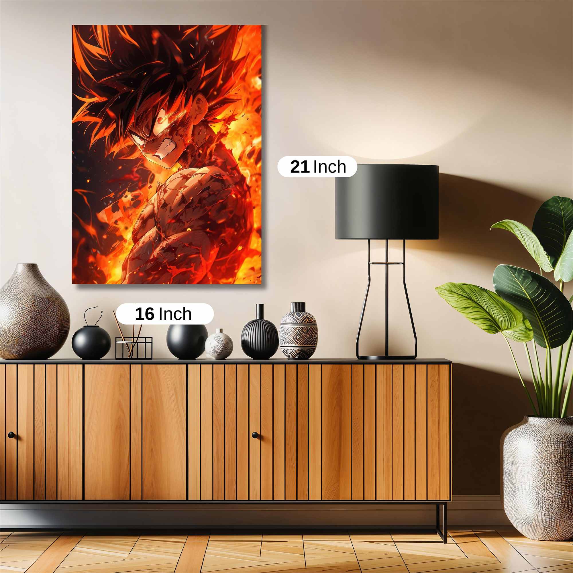 Goku Inferno Safe Wall Magnetic / M