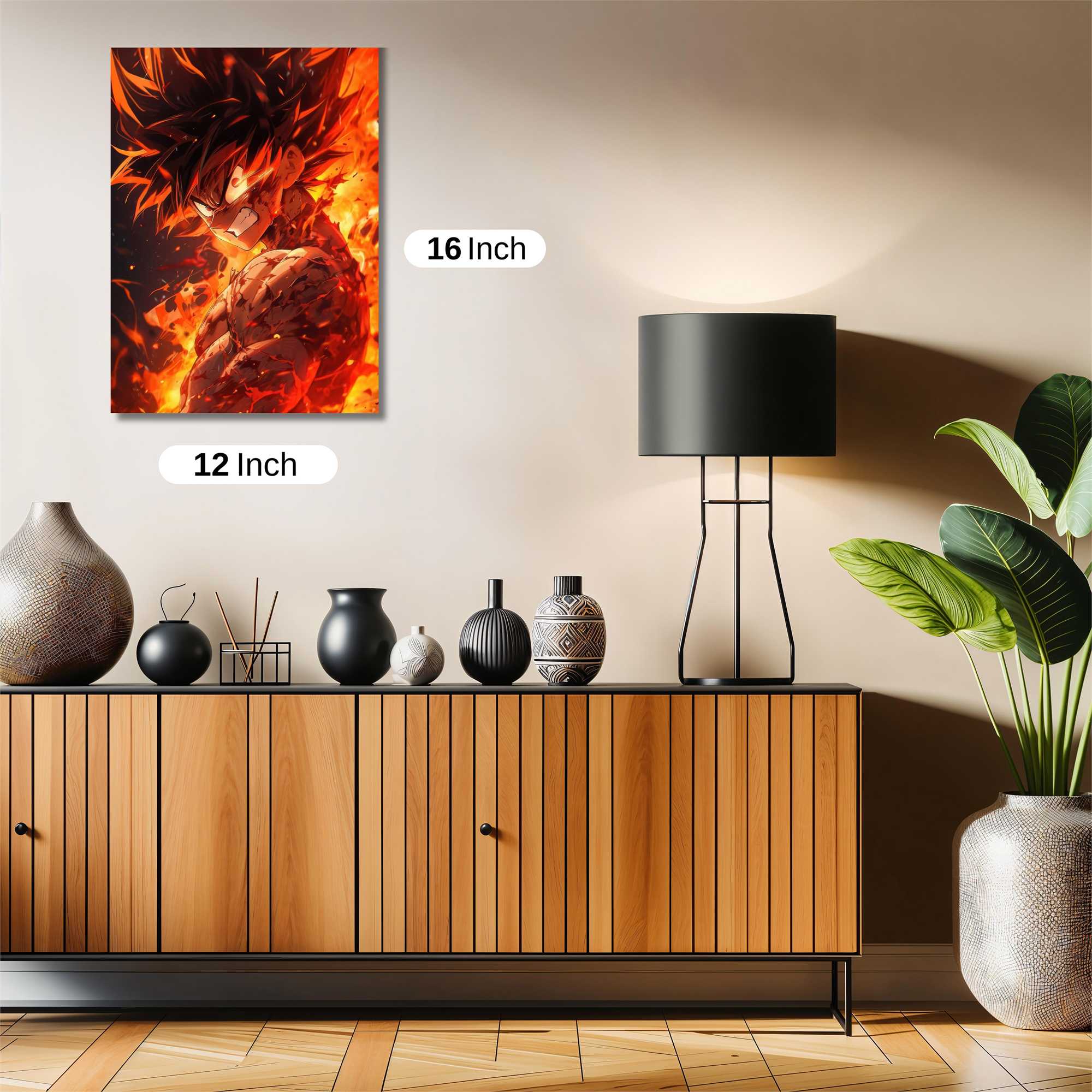 Goku Inferno Safe Wall Magnetic / M