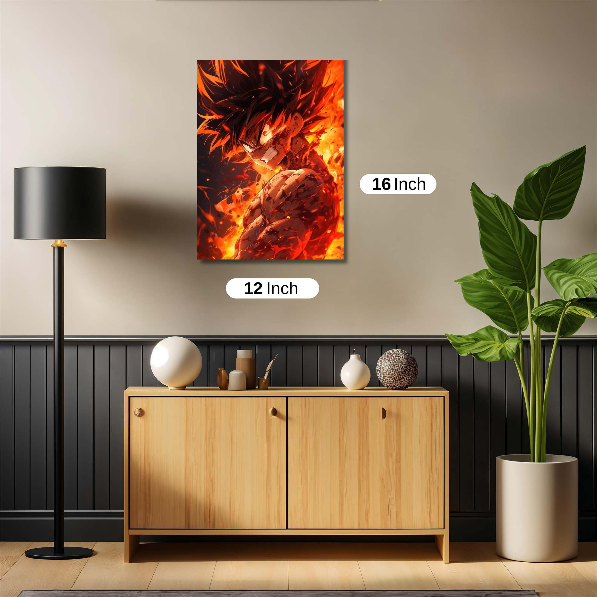 Goku Inferno Safe Wall Magnetic / M