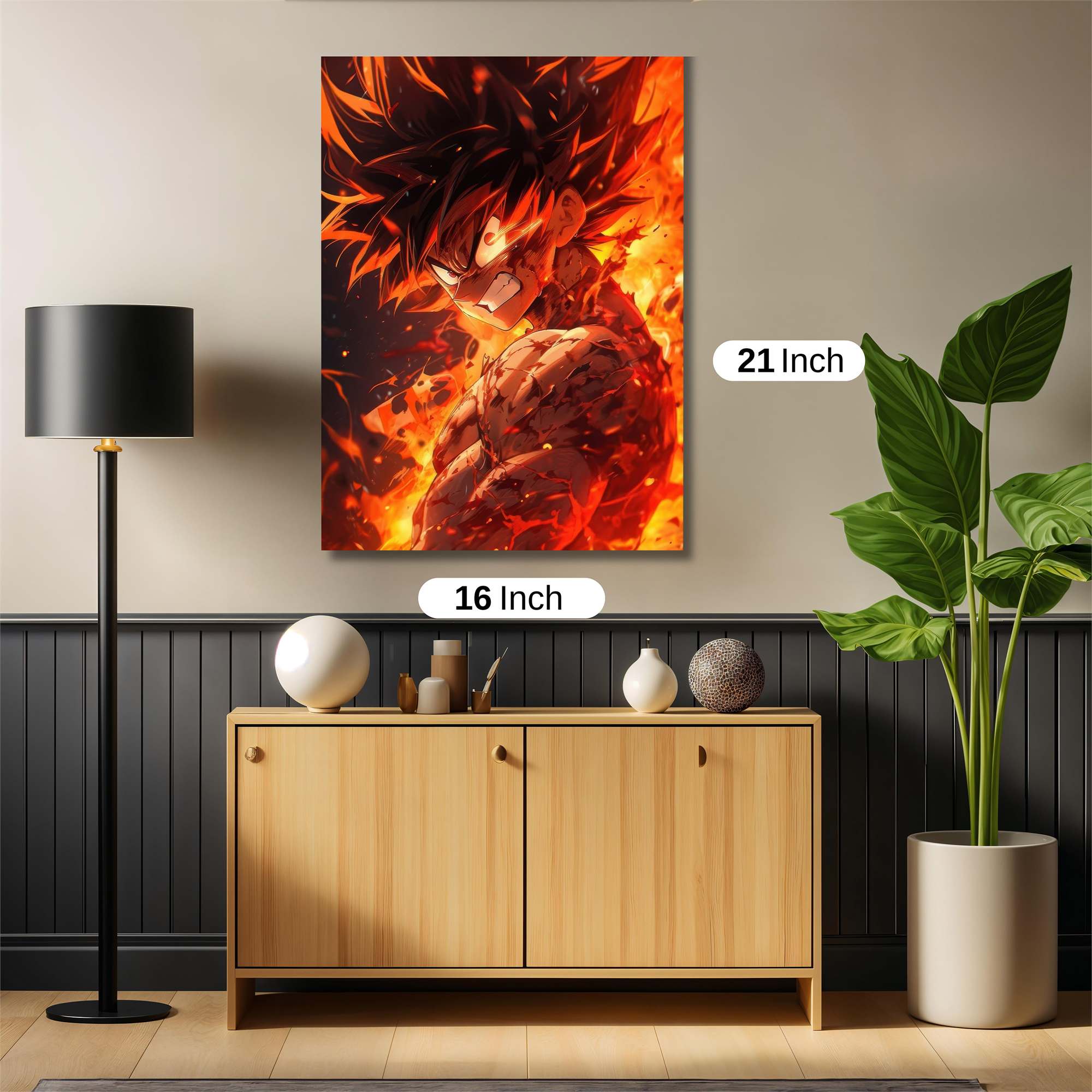 Goku Inferno Safe Wall Magnetic / M