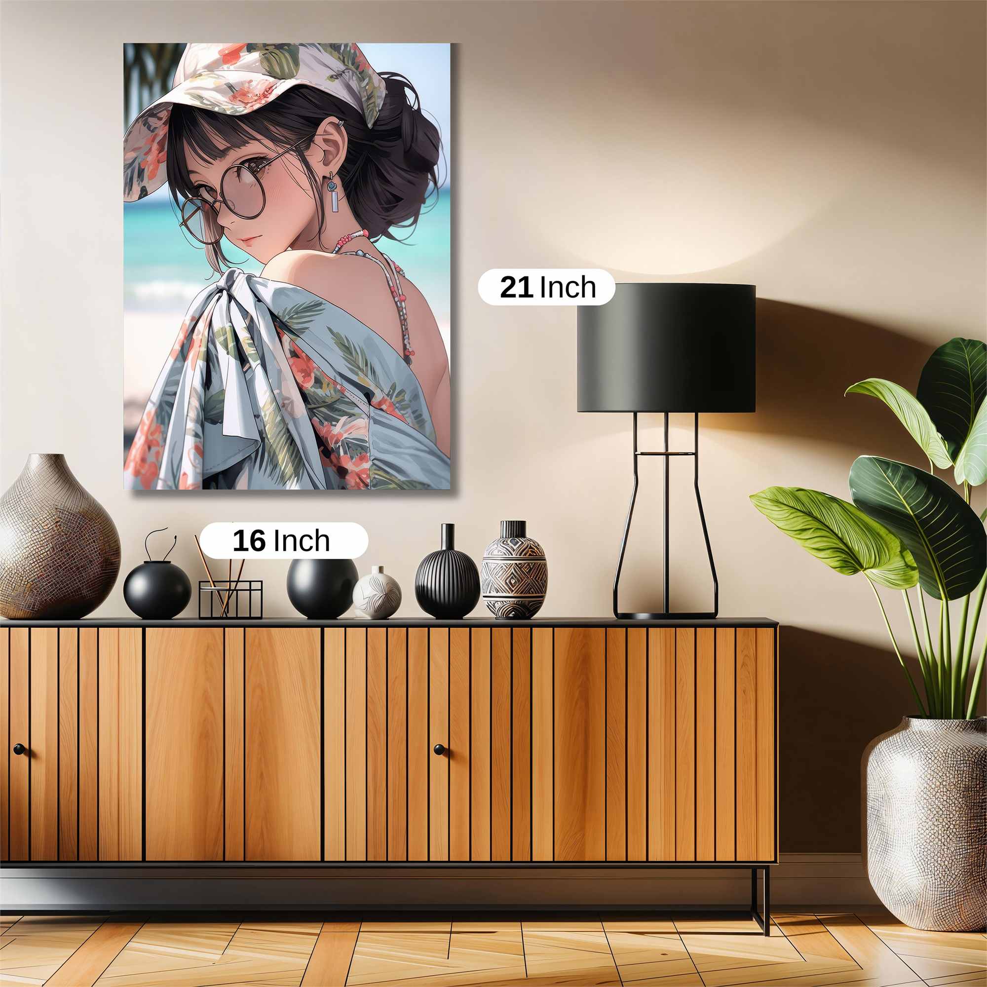 Beach Serenity Safe Wall Magnetic / M