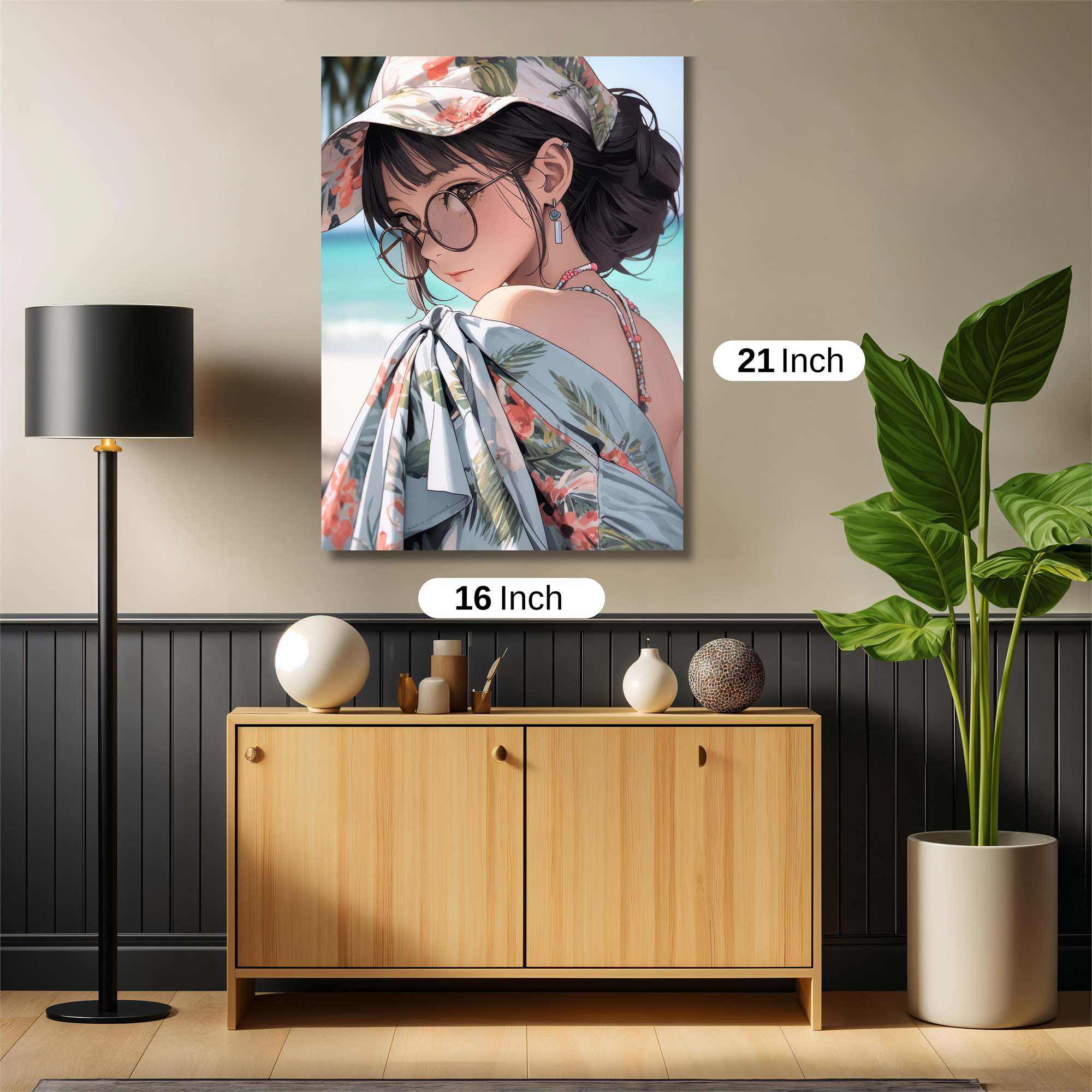 Beach Serenity Safe Wall Magnetic / M