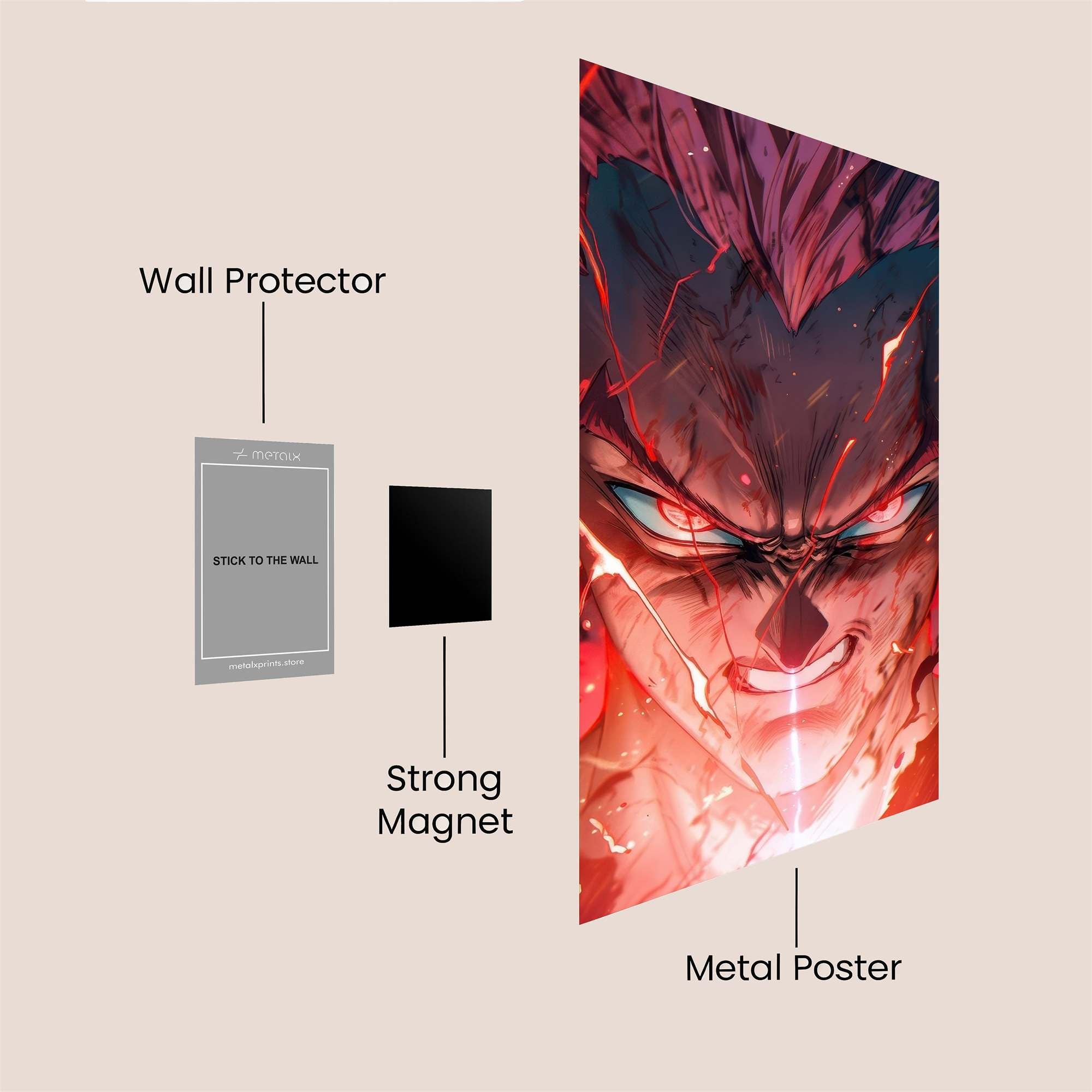 Vegeta Vortex Safe Wall Magnetic / M