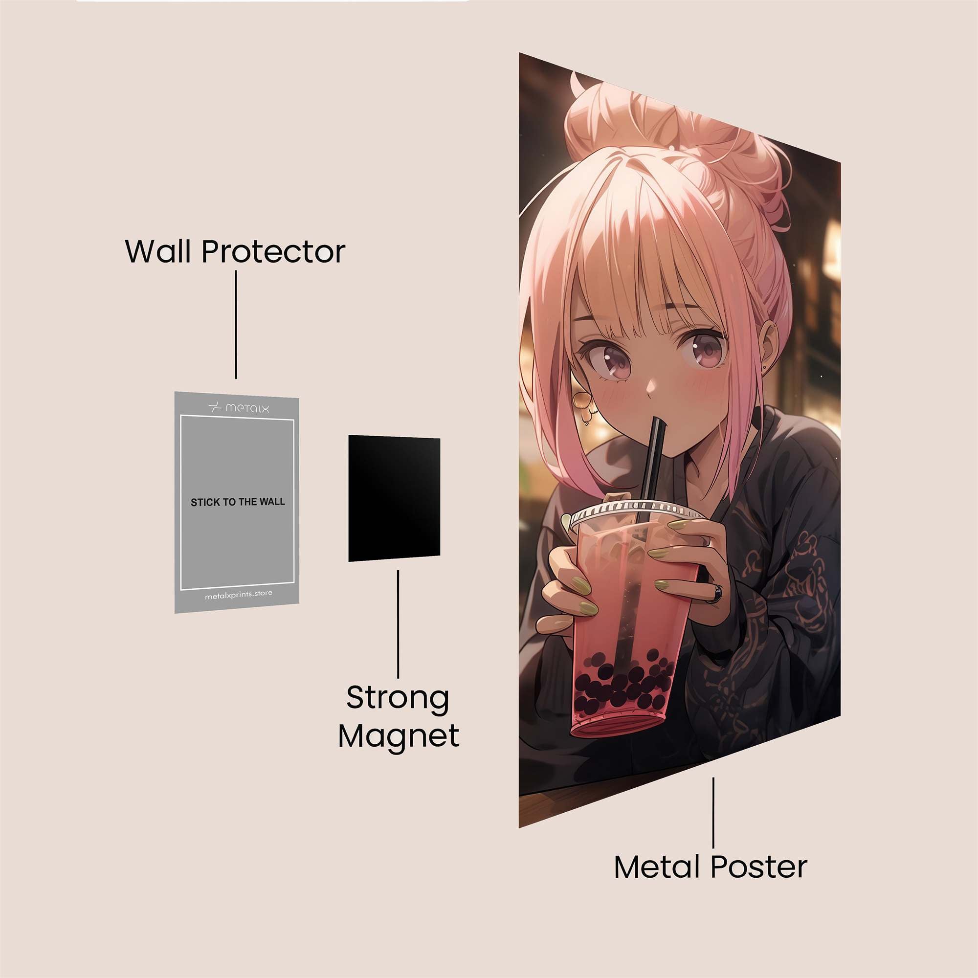 Hatsume Blissful Safe Wall Magnetic / M