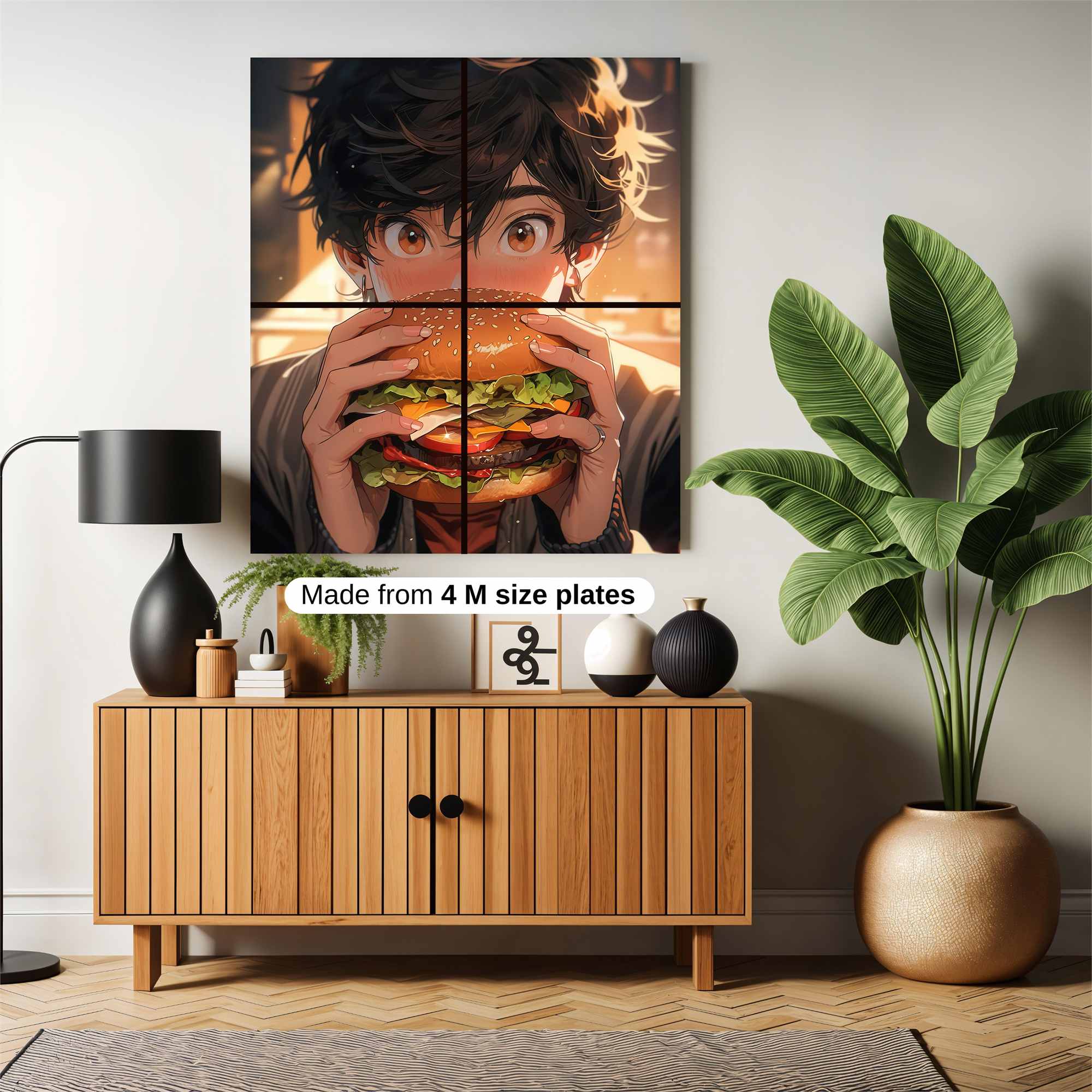 Burger Bliss Safe Wall Magnetic / M