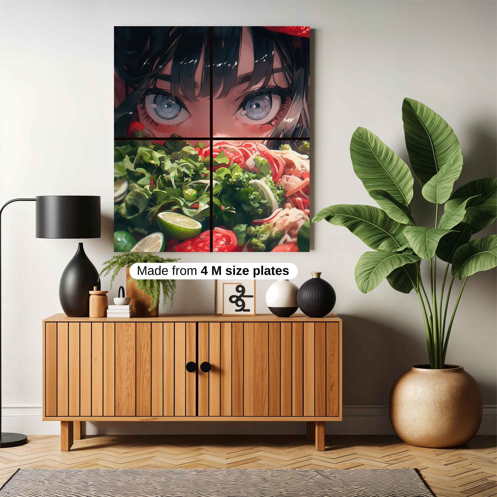 Salad Serenity Safe Wall Magnetic / M