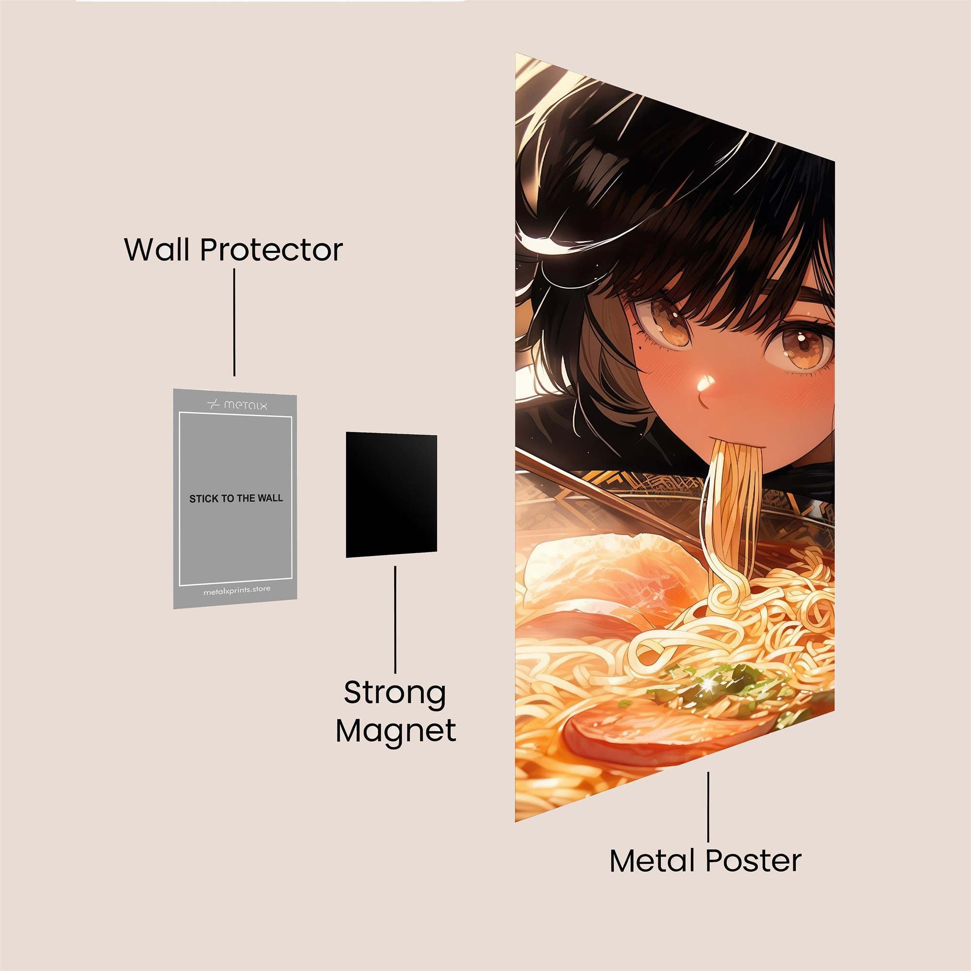 Ramen Bliss Safe Wall Magnetic / M