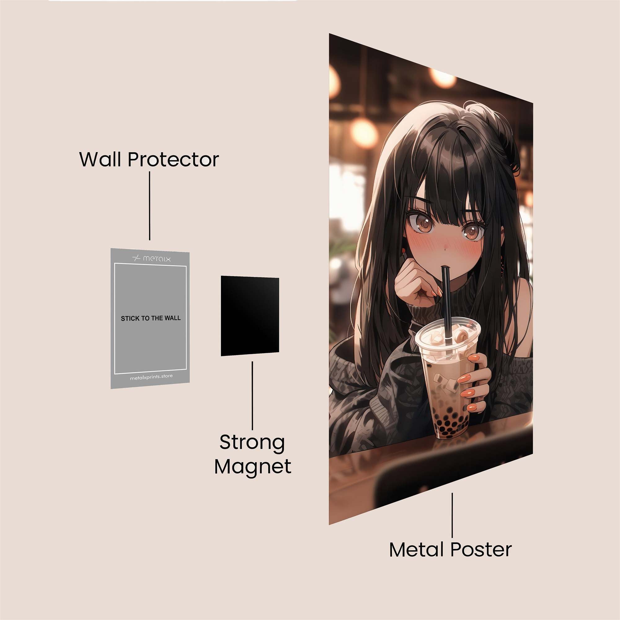 Kuro Serenity Safe Wall Magnetic / M