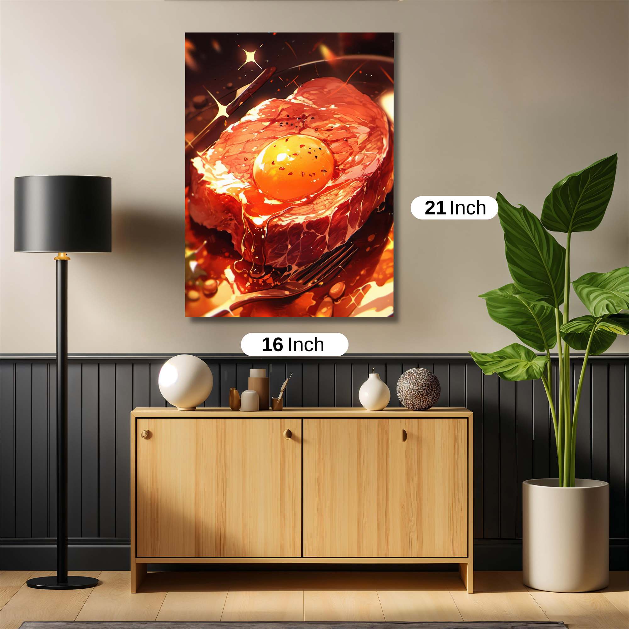 Steak Delight Safe Wall Magnetic / M