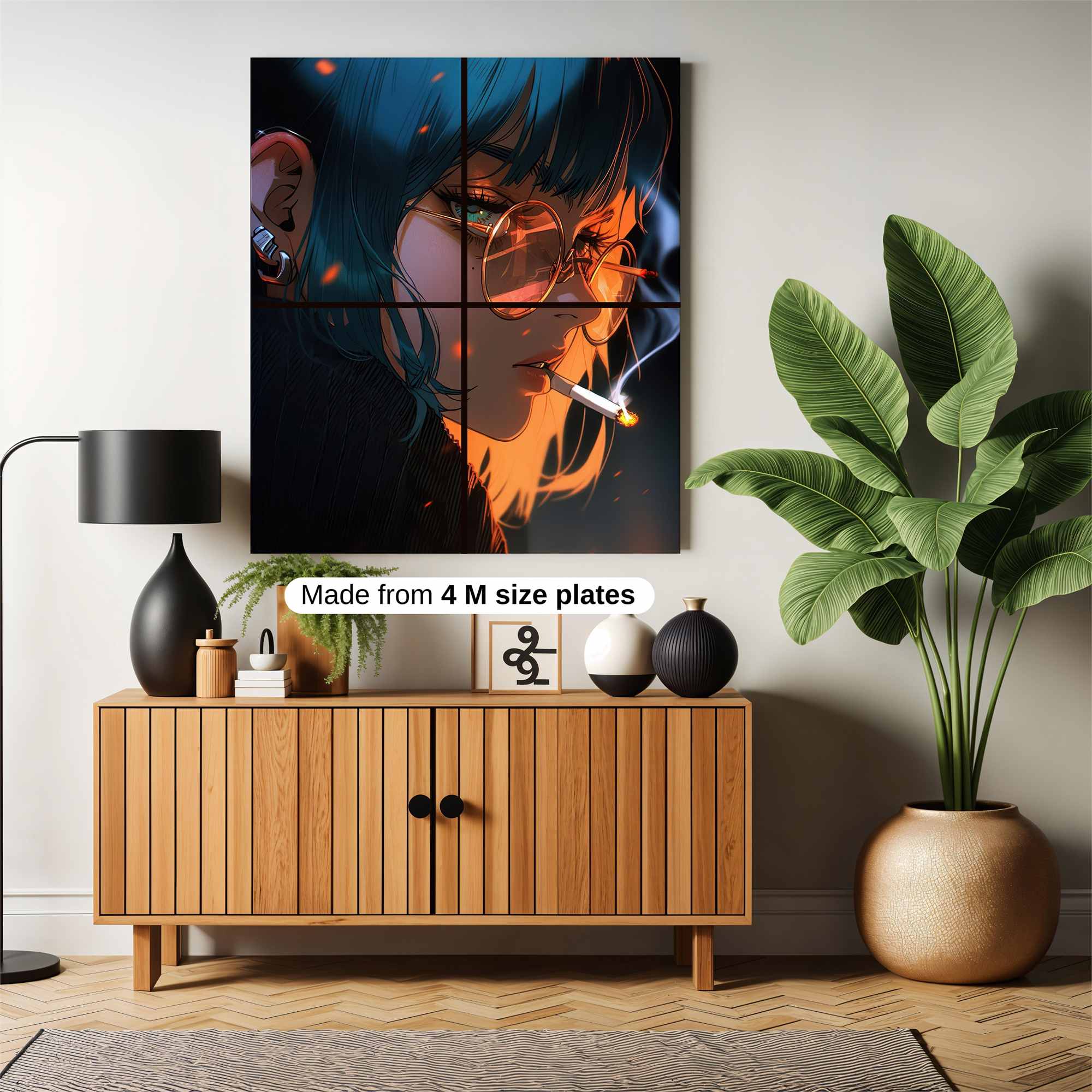 Smoky Aura Safe Wall Magnetic / M