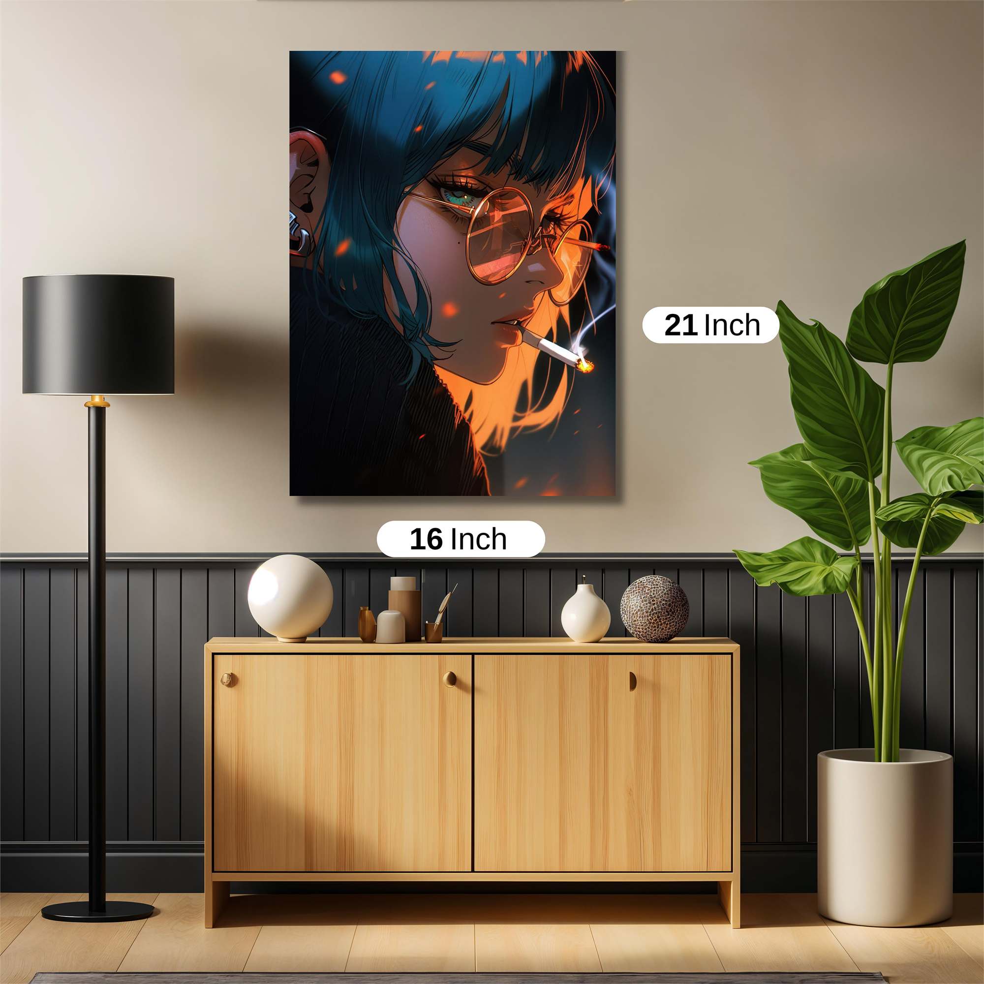 Smoky Aura Safe Wall Magnetic / M