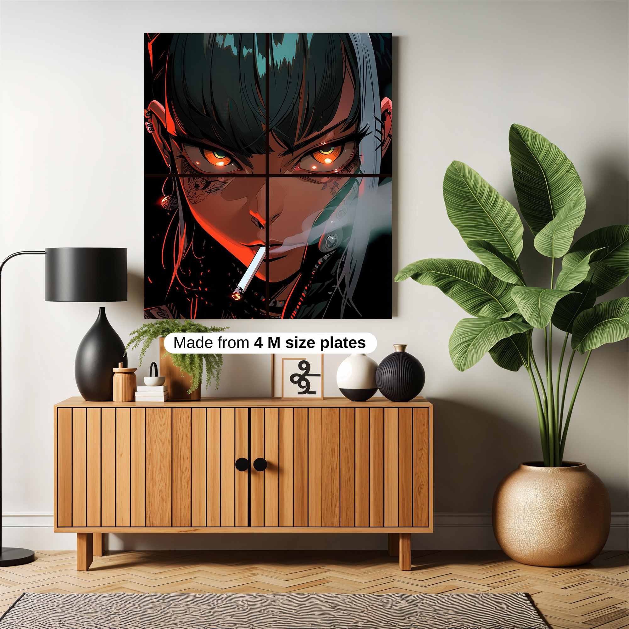 Cyberpunk Defiance Safe Wall Magnetic / M