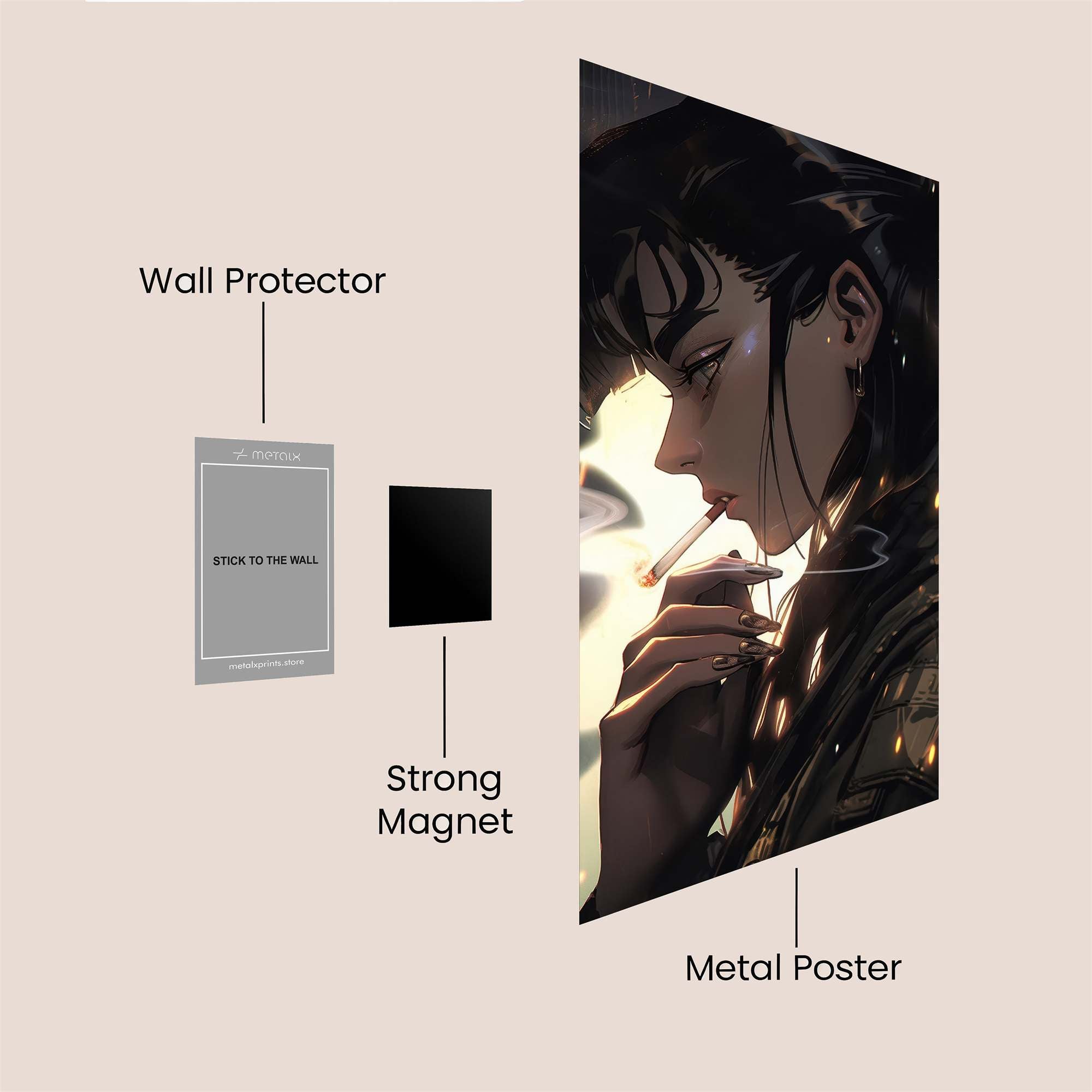 Ashe Enigmatic Safe Wall Magnetic / M