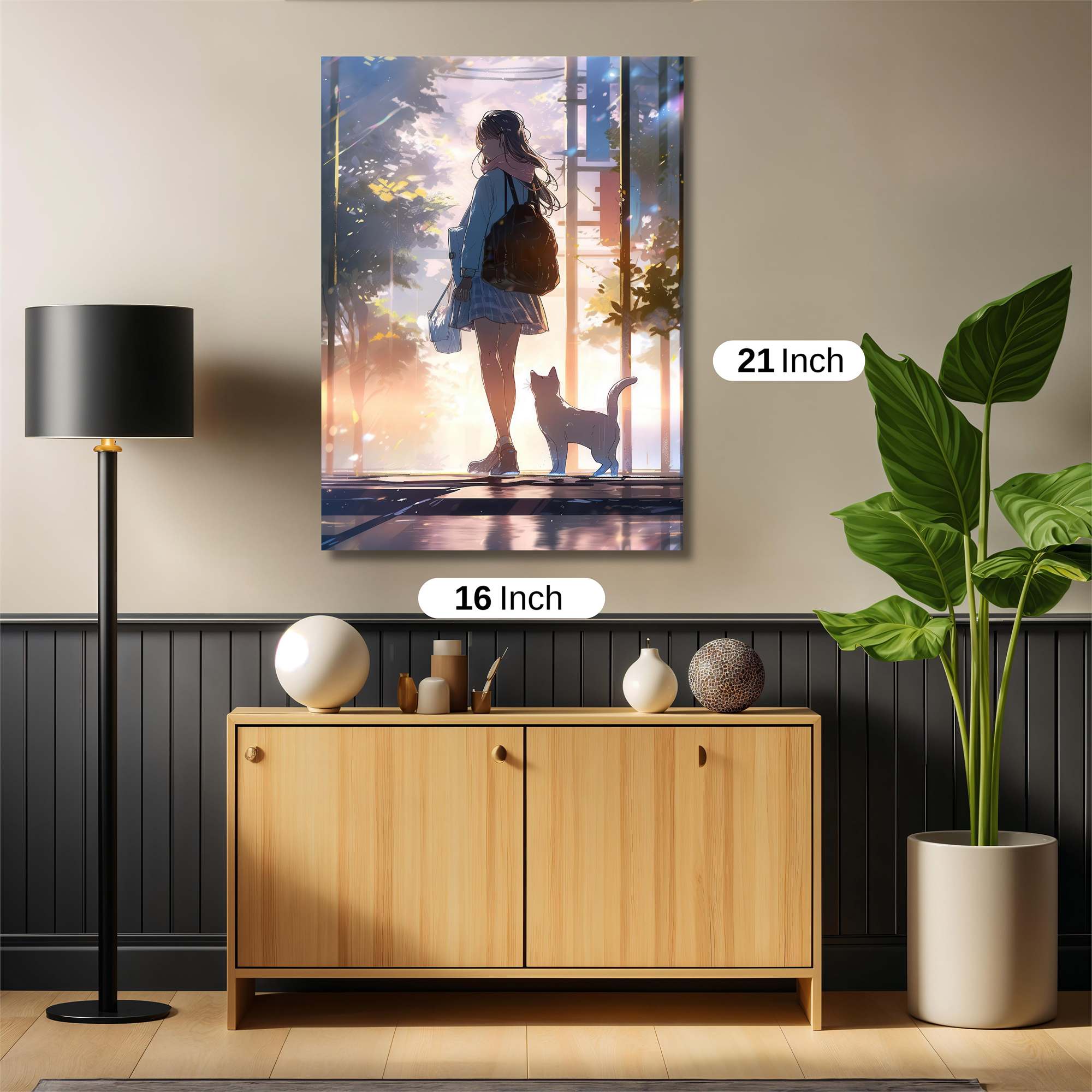 Sunset Solitude Safe Wall Magnetic / M