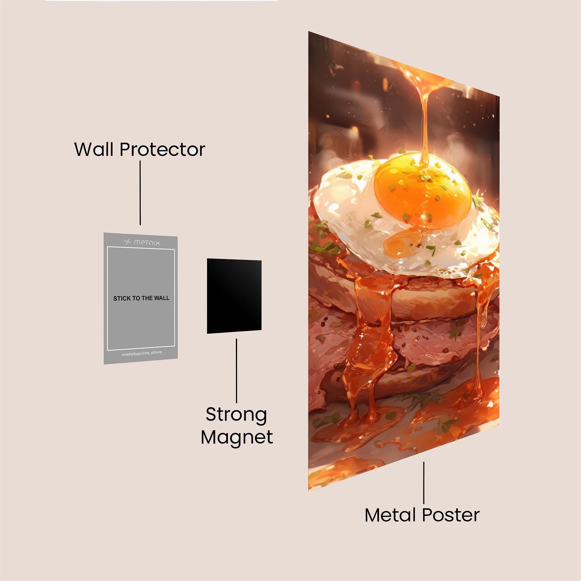 Eggstasy Delight Safe Wall Magnetic / M