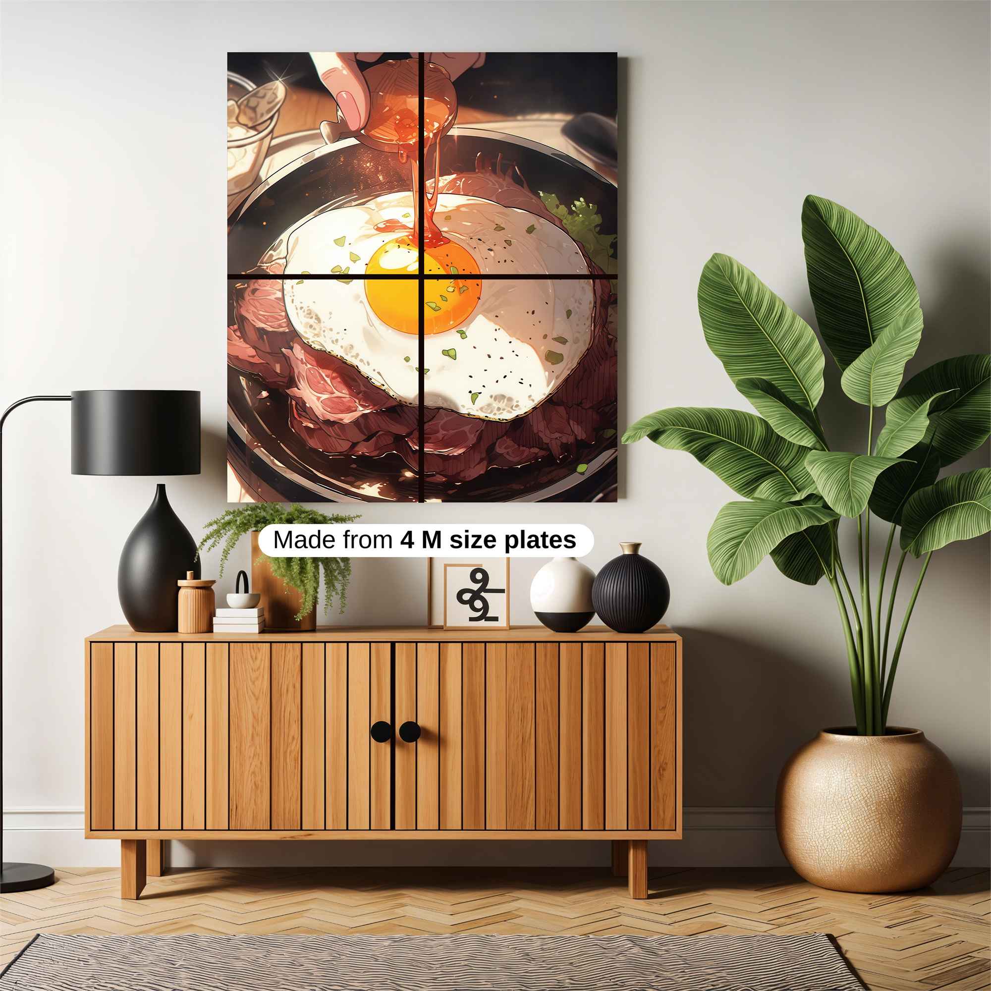 Egg Drizzle Safe Wall Magnetic / M