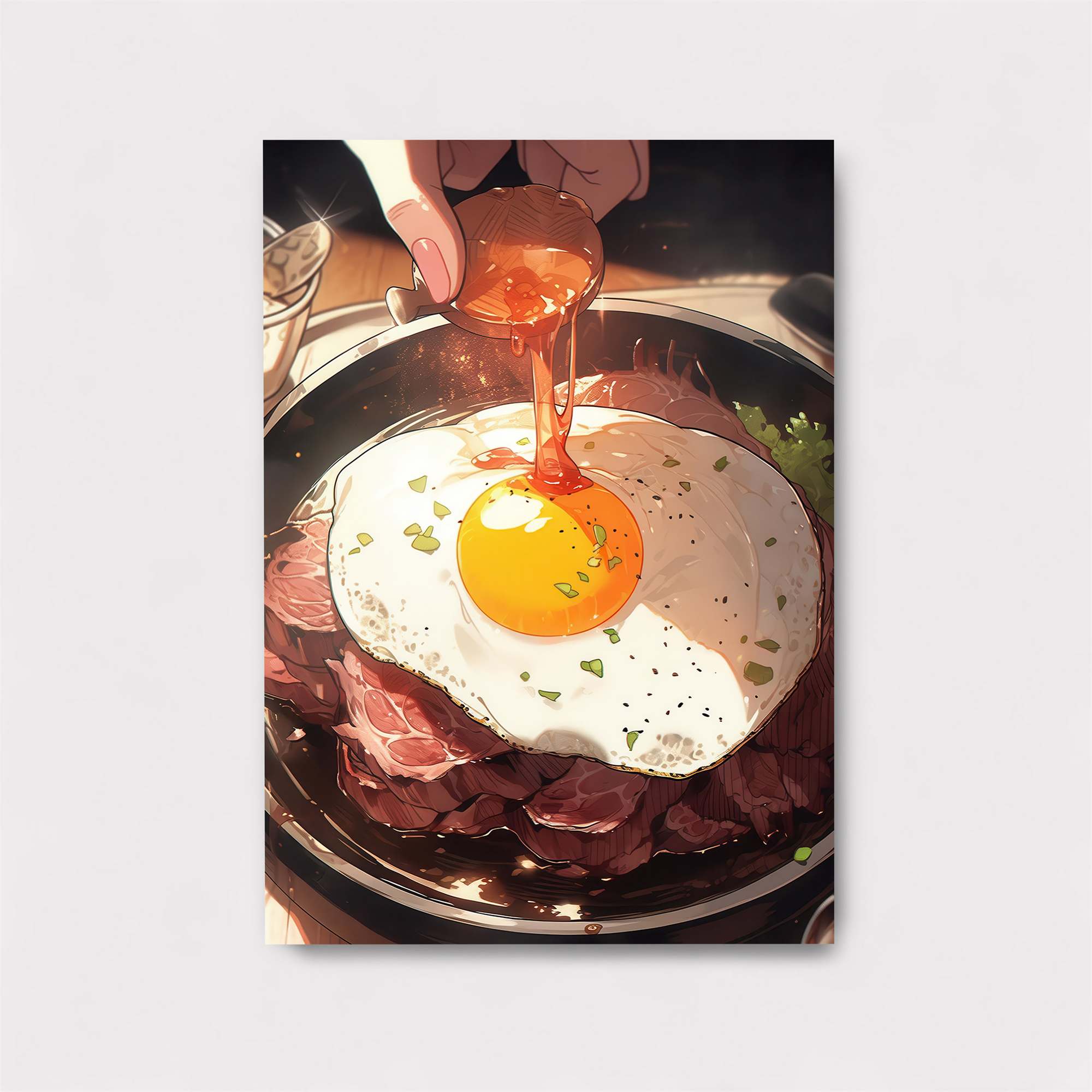 Egg Drizzle Safe Wall Magnetic / M