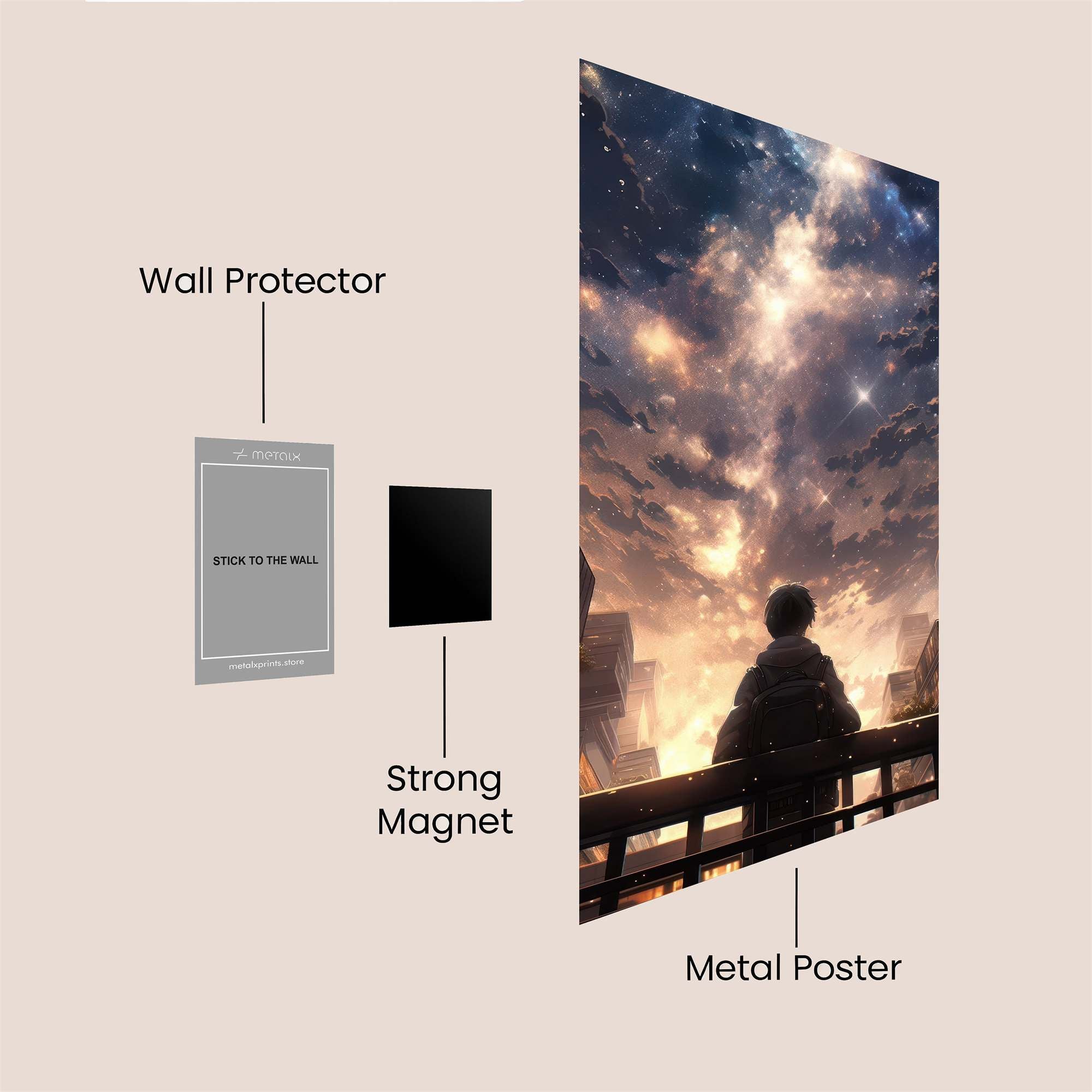 Cosmic Wonder Safe Wall Magnetic / M