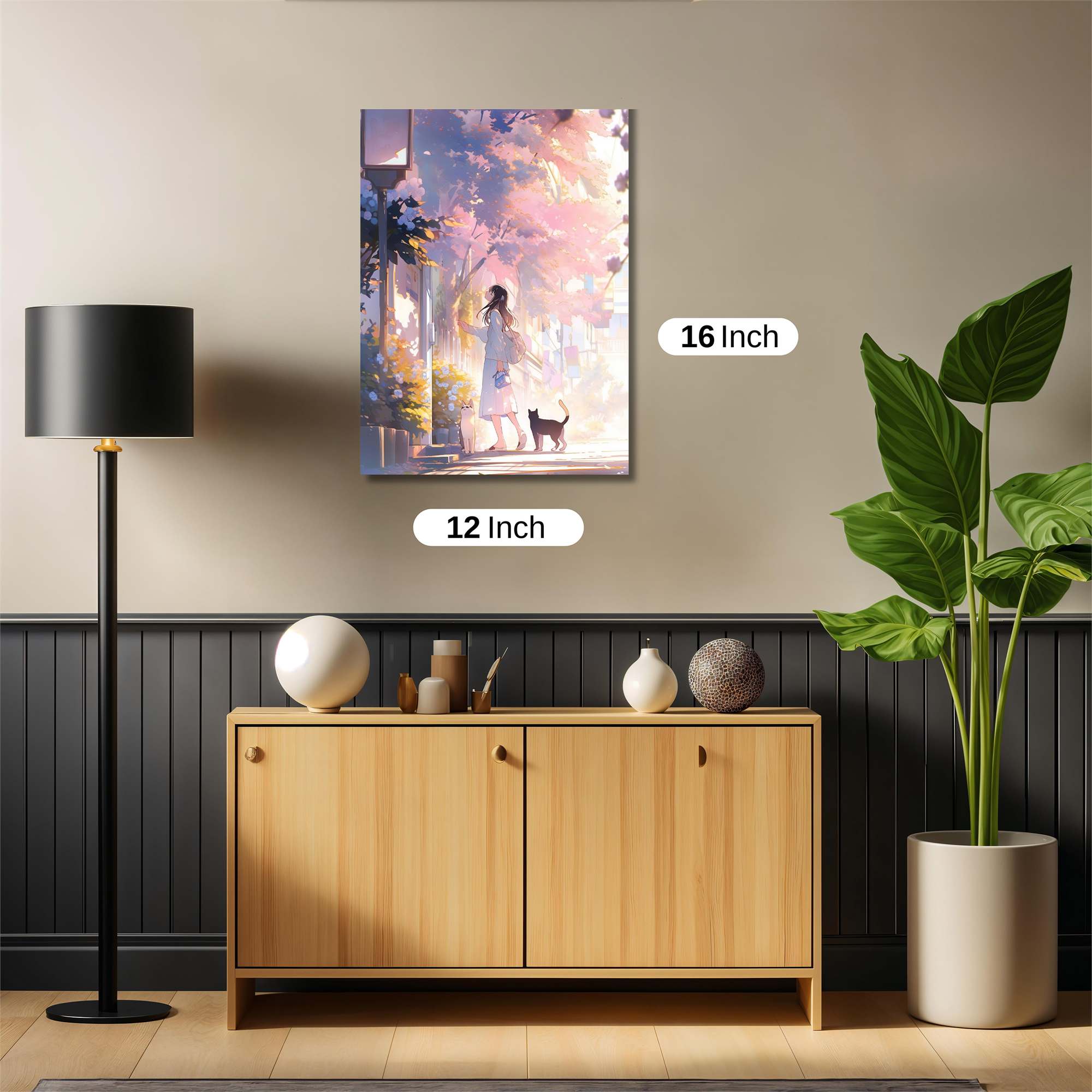 Sakura Serenity Safe Wall Magnetic / M