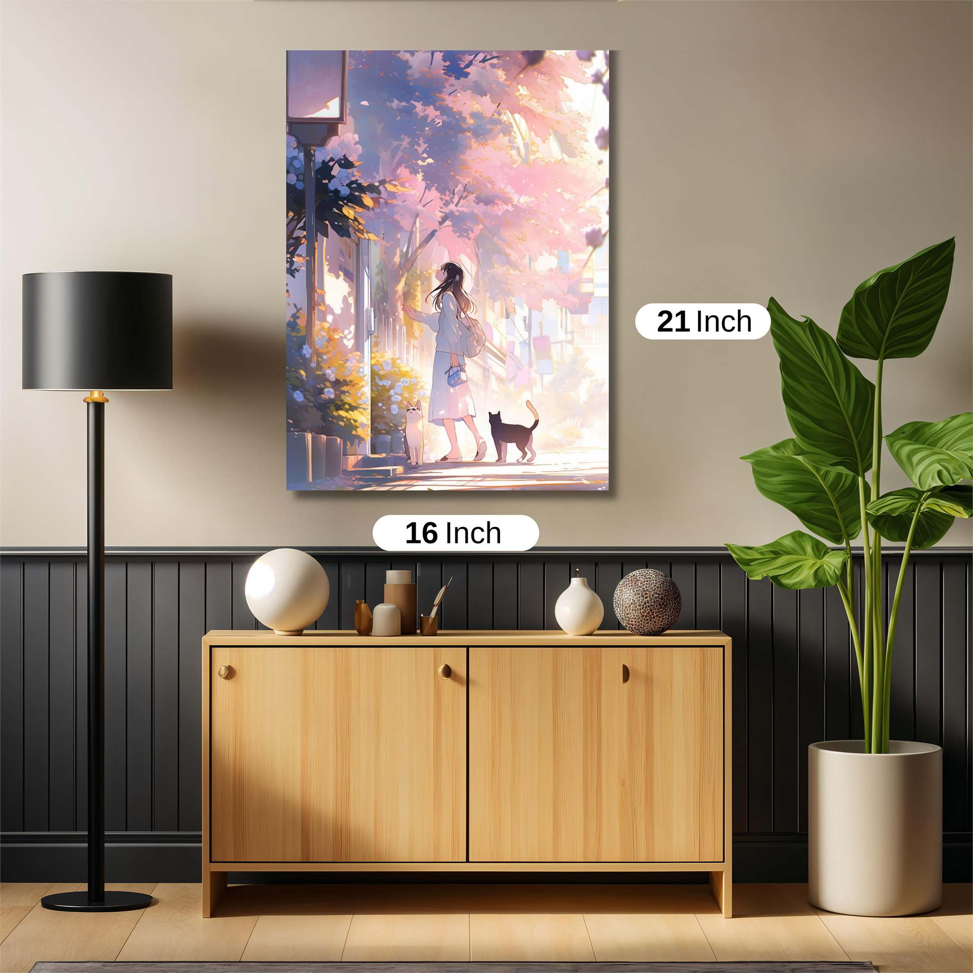 Sakura Serenity Safe Wall Magnetic / M