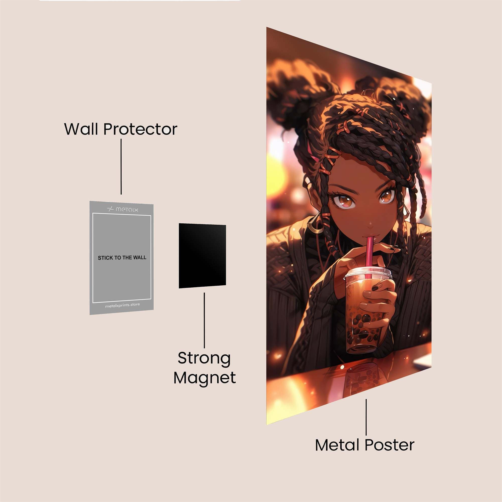 Bubble Bliss Safe Wall Magnetic / M