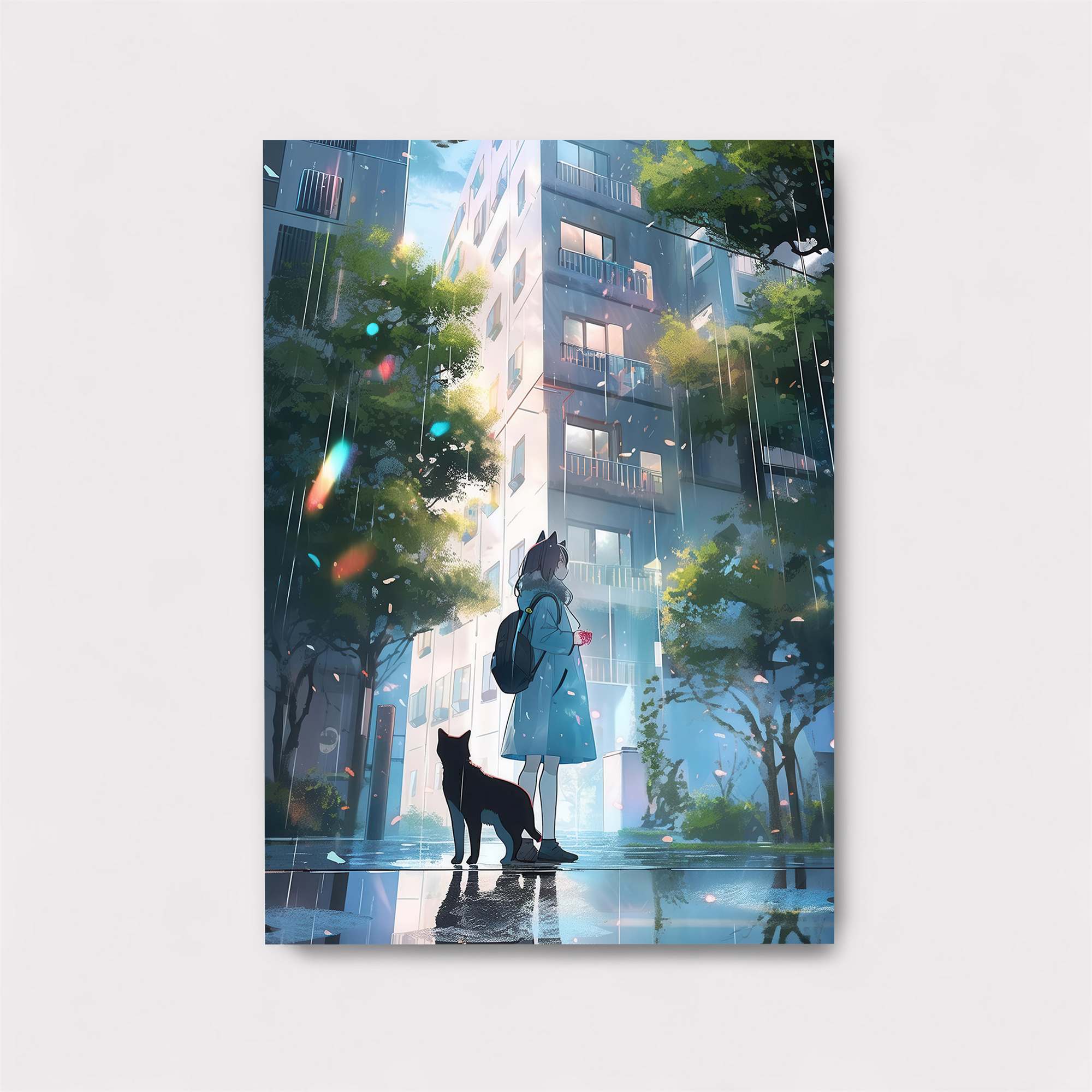 Rainy Serenity Safe Wall Magnetic / M