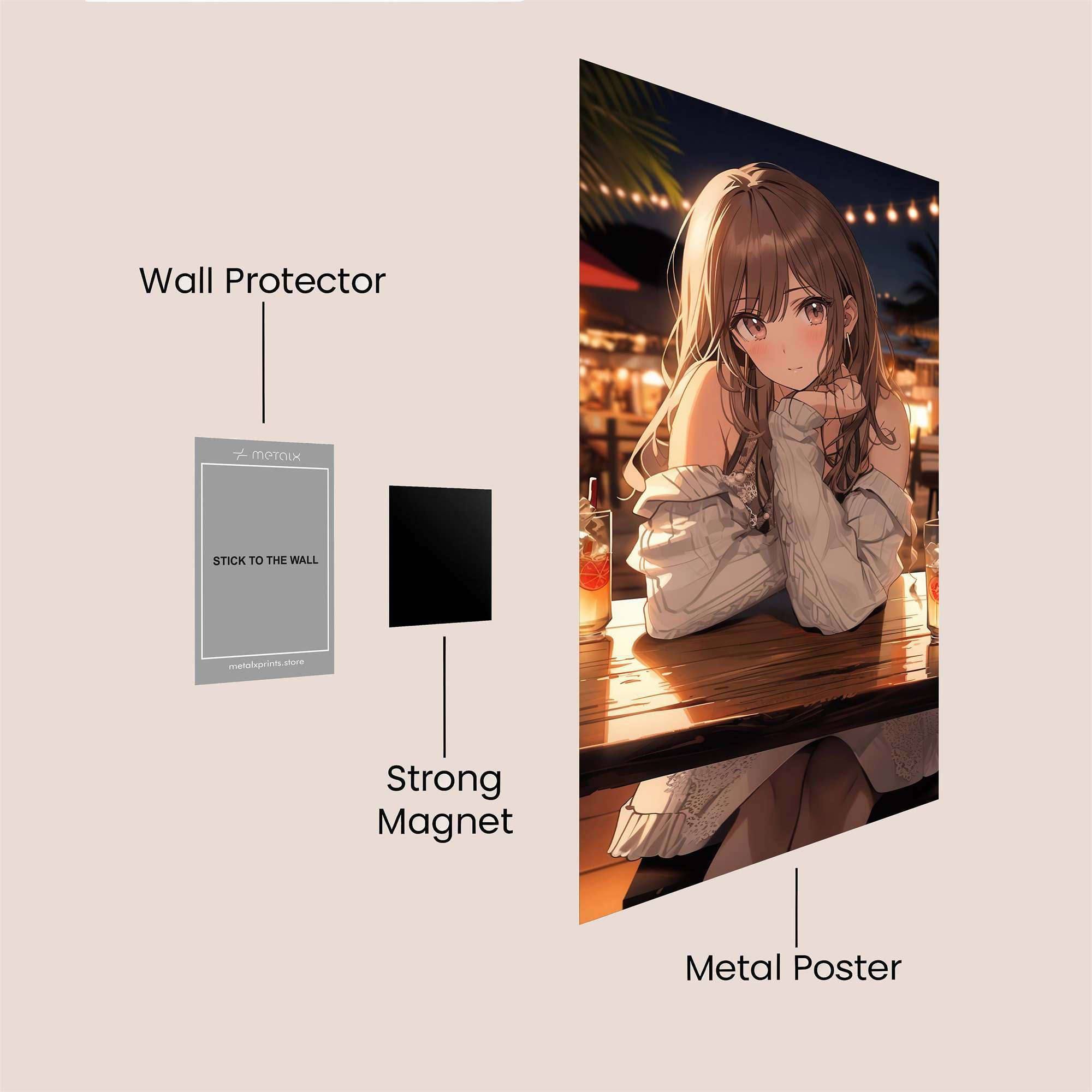 Twilight Melancholy Safe Wall Magnetic / M