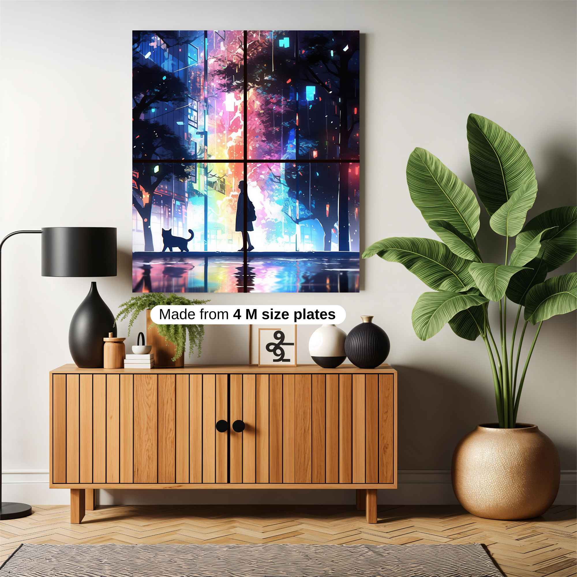 Neon Solitude Safe Wall Magnetic / M