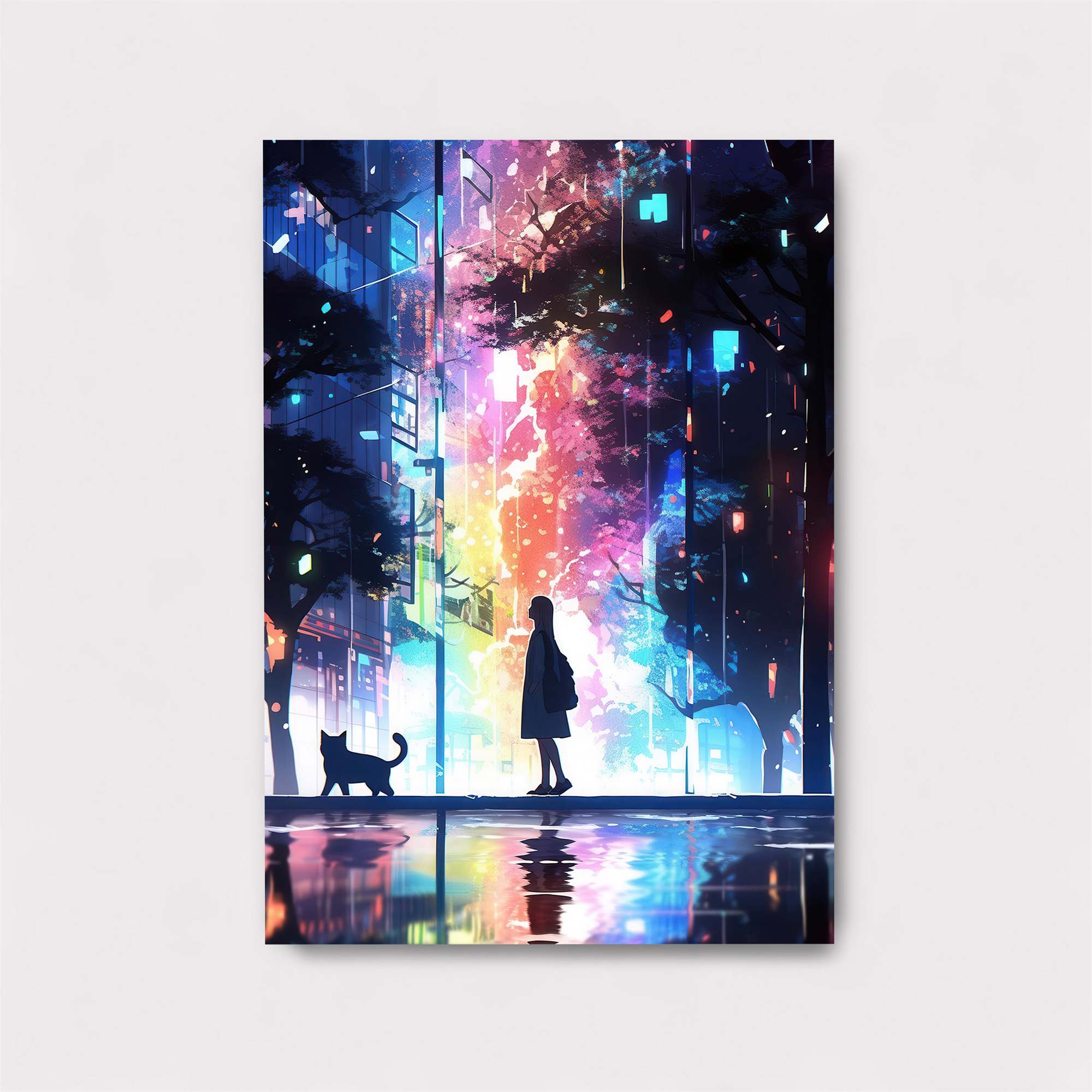 Neon Solitude Safe Wall Magnetic / M