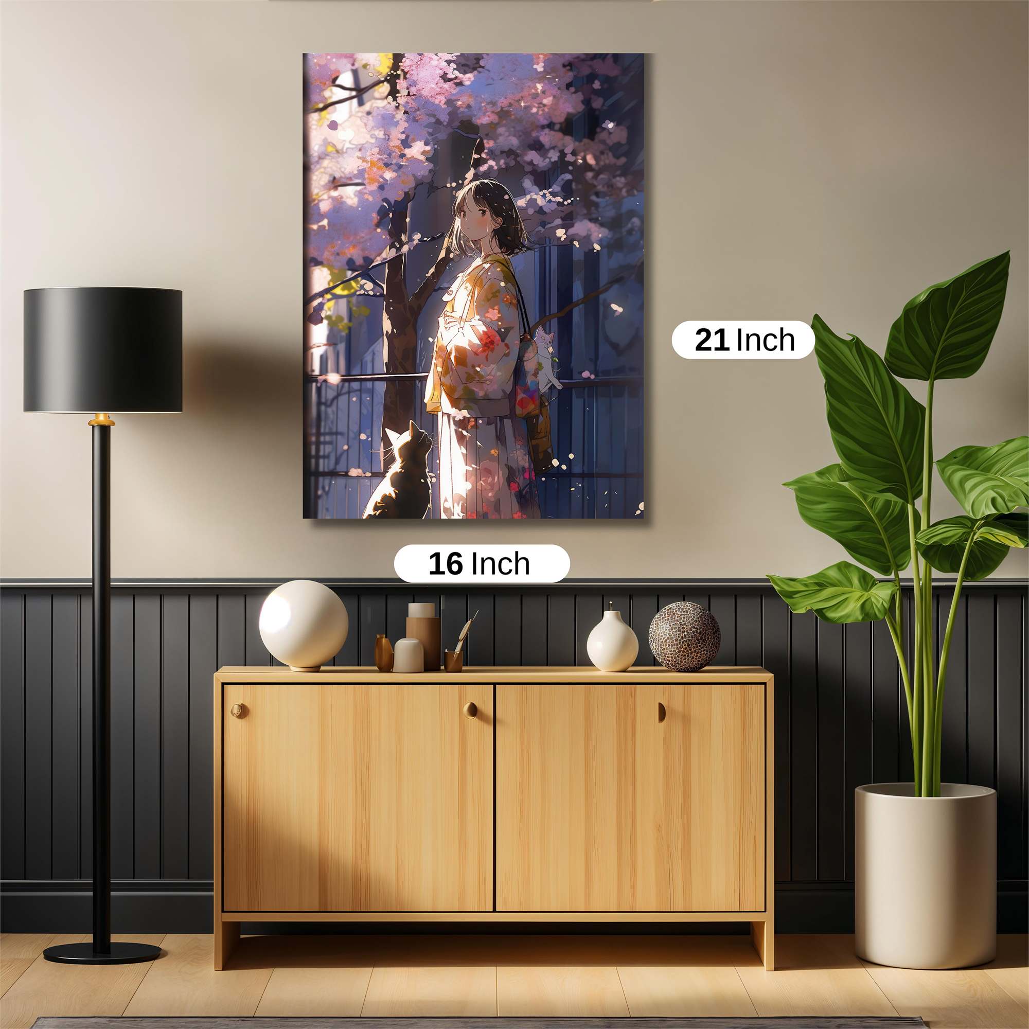 Sakura Serenity Safe Wall Magnetic / M