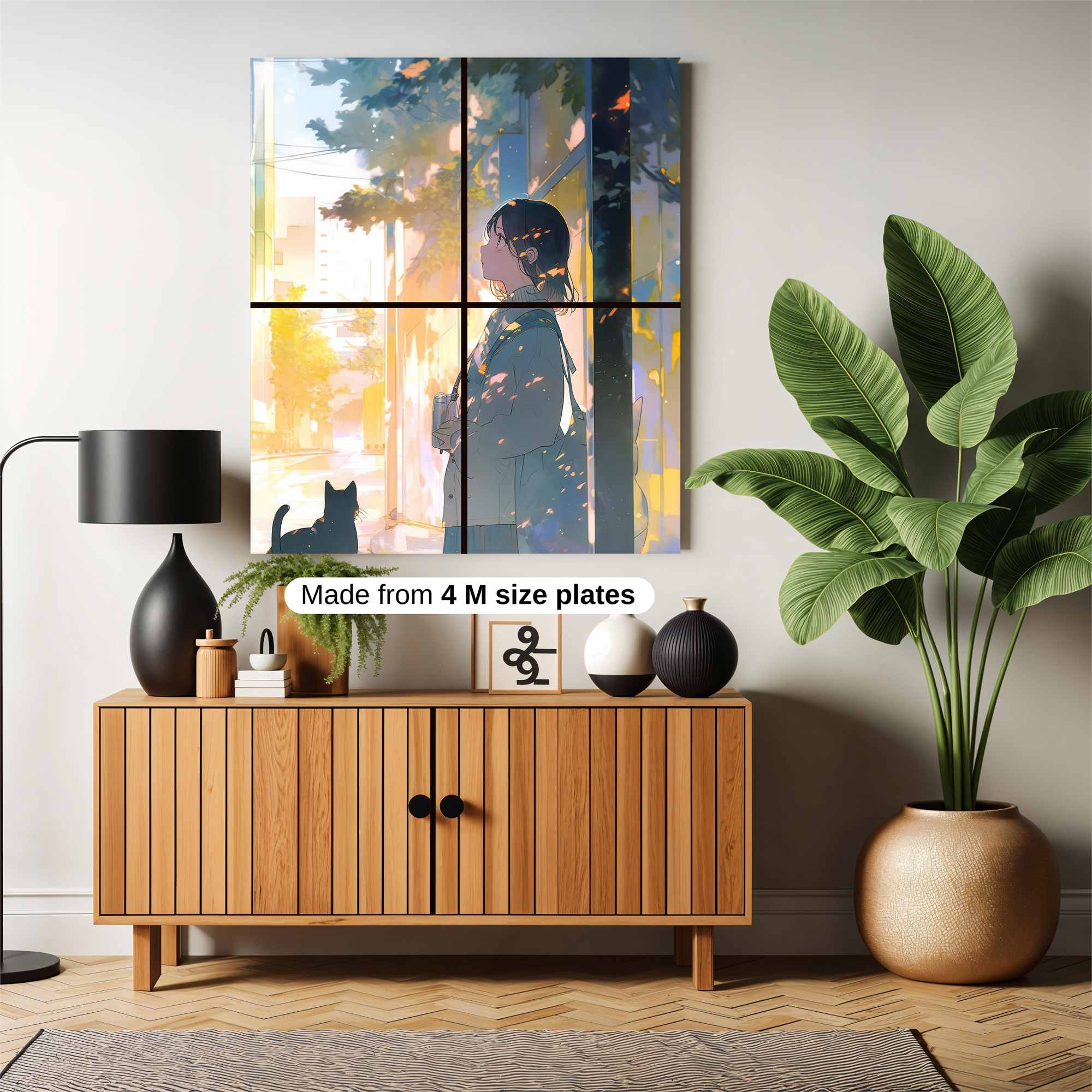 Sunlit Serenity Safe Wall Magnetic / M