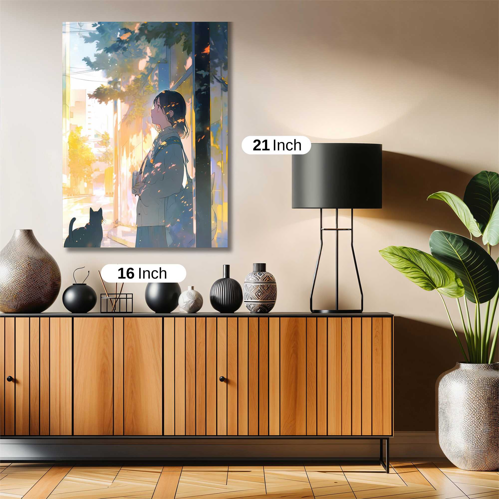 Sunlit Serenity Safe Wall Magnetic / M