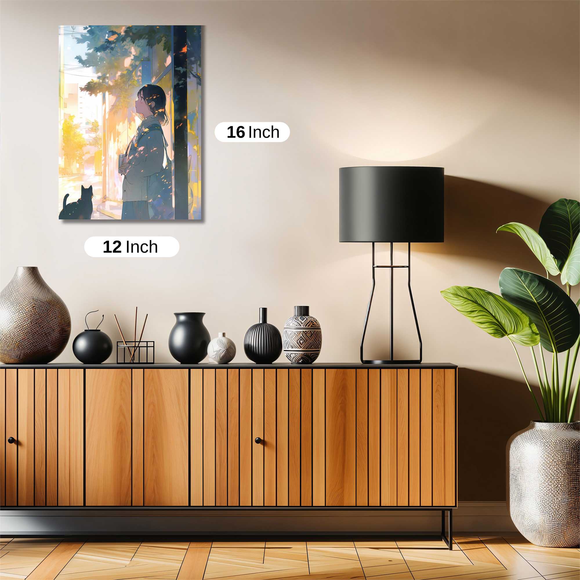 Sunlit Serenity Safe Wall Magnetic / M