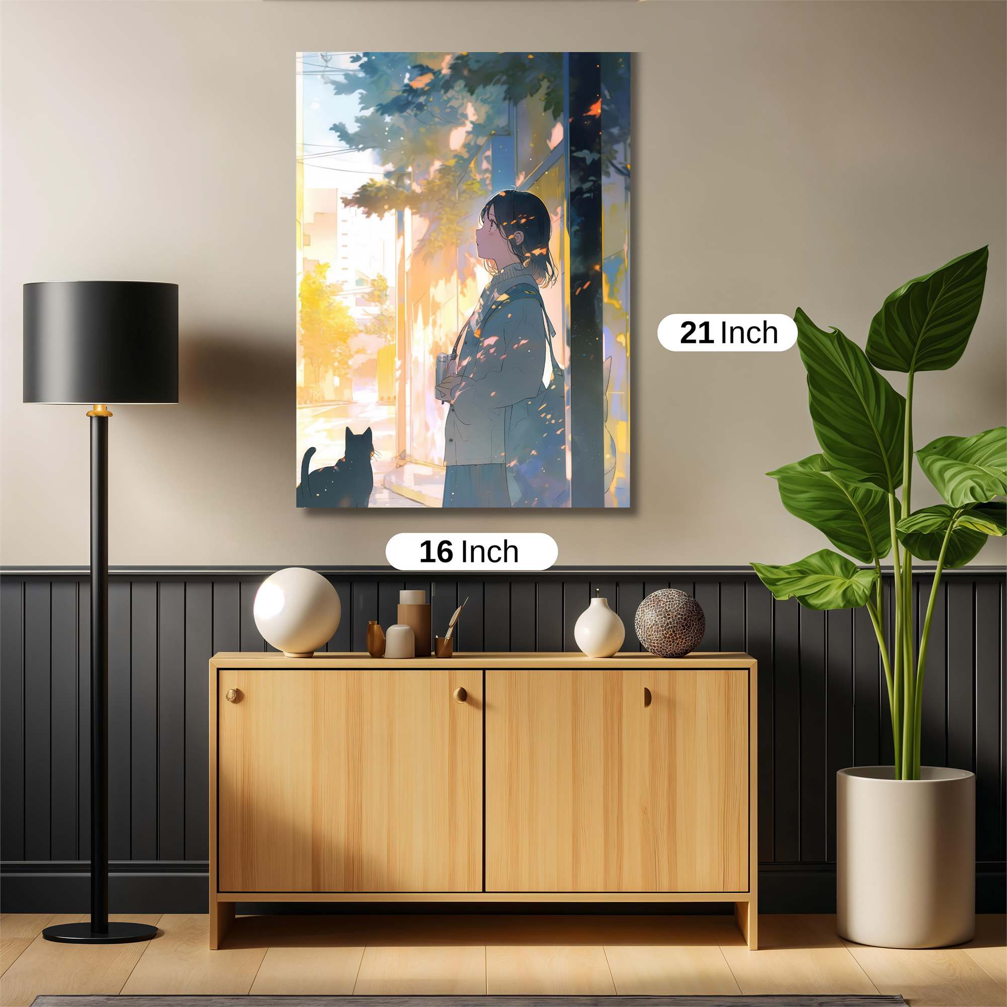 Sunlit Serenity Safe Wall Magnetic / M