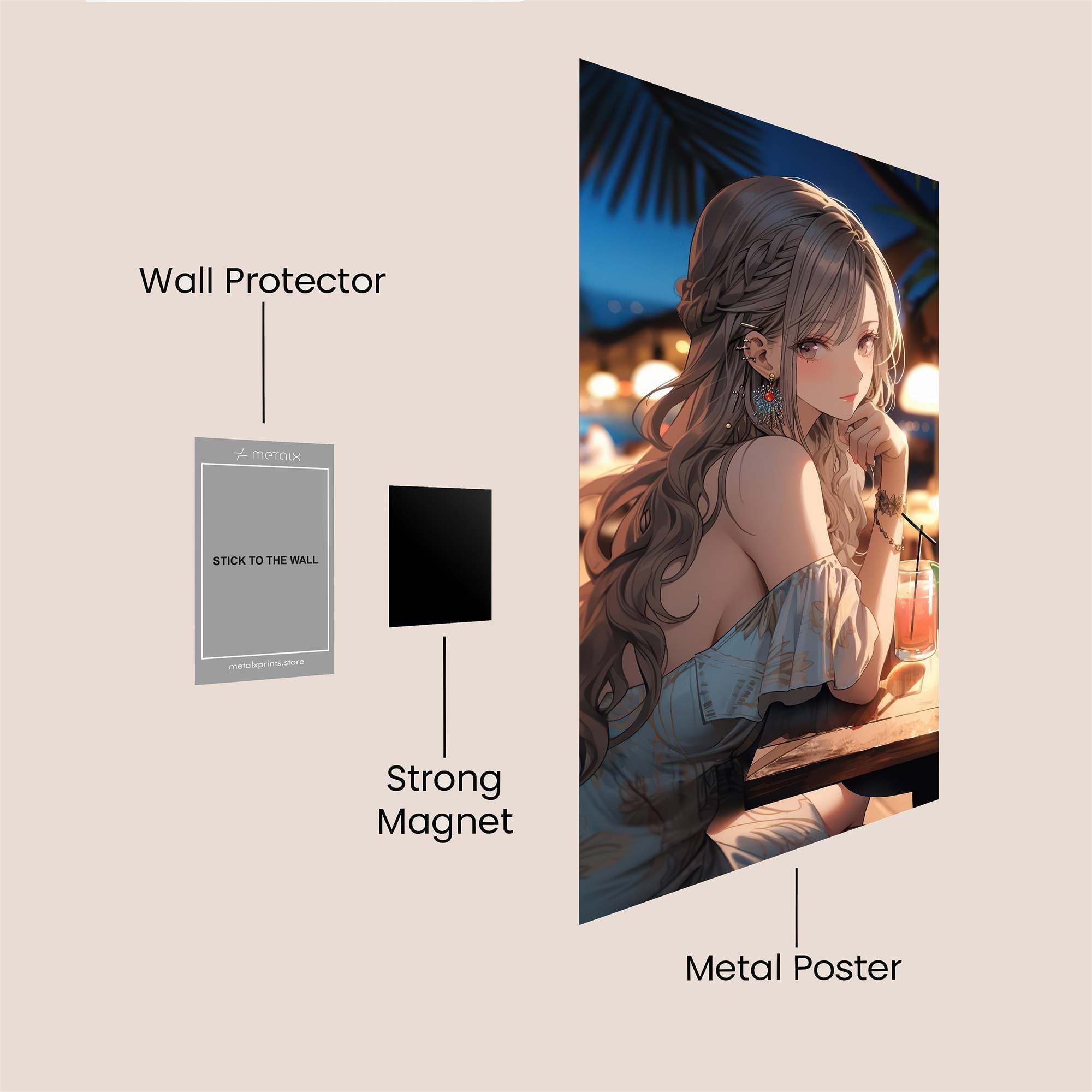 Serenity Evening Safe Wall Magnetic / M