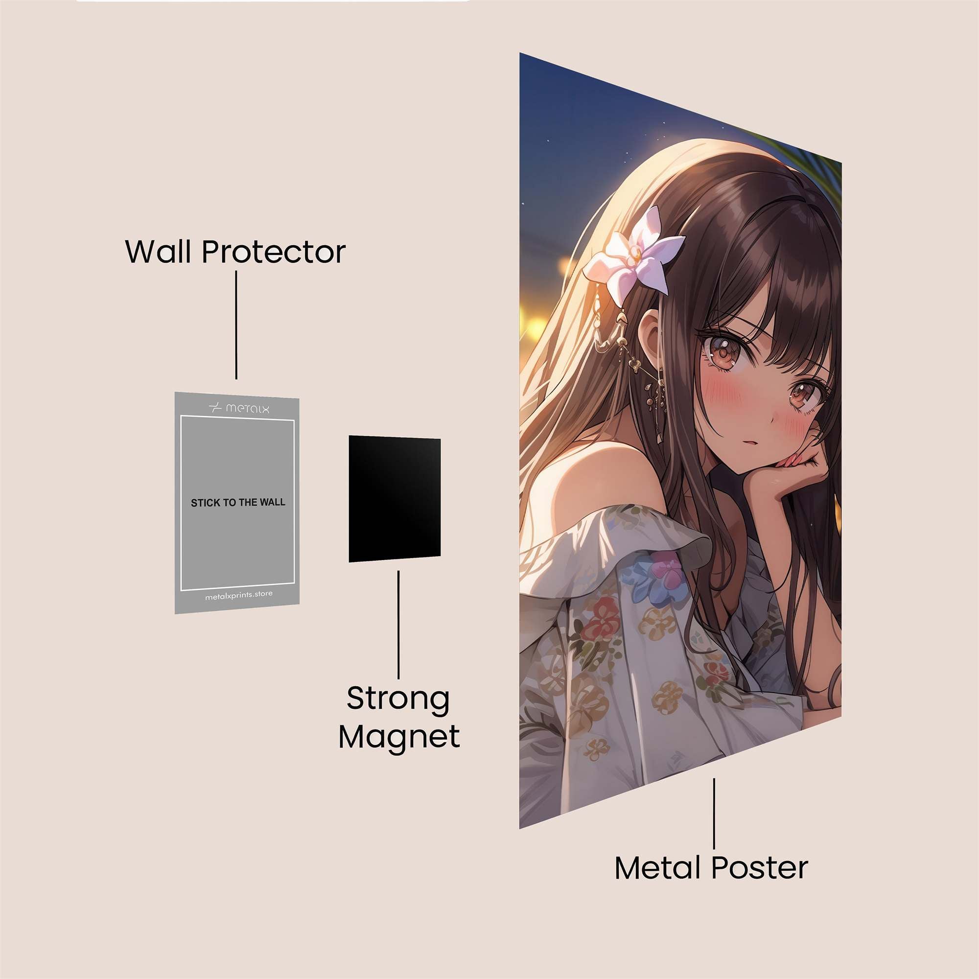 Yukari Dreamy Safe Wall Magnetic / M