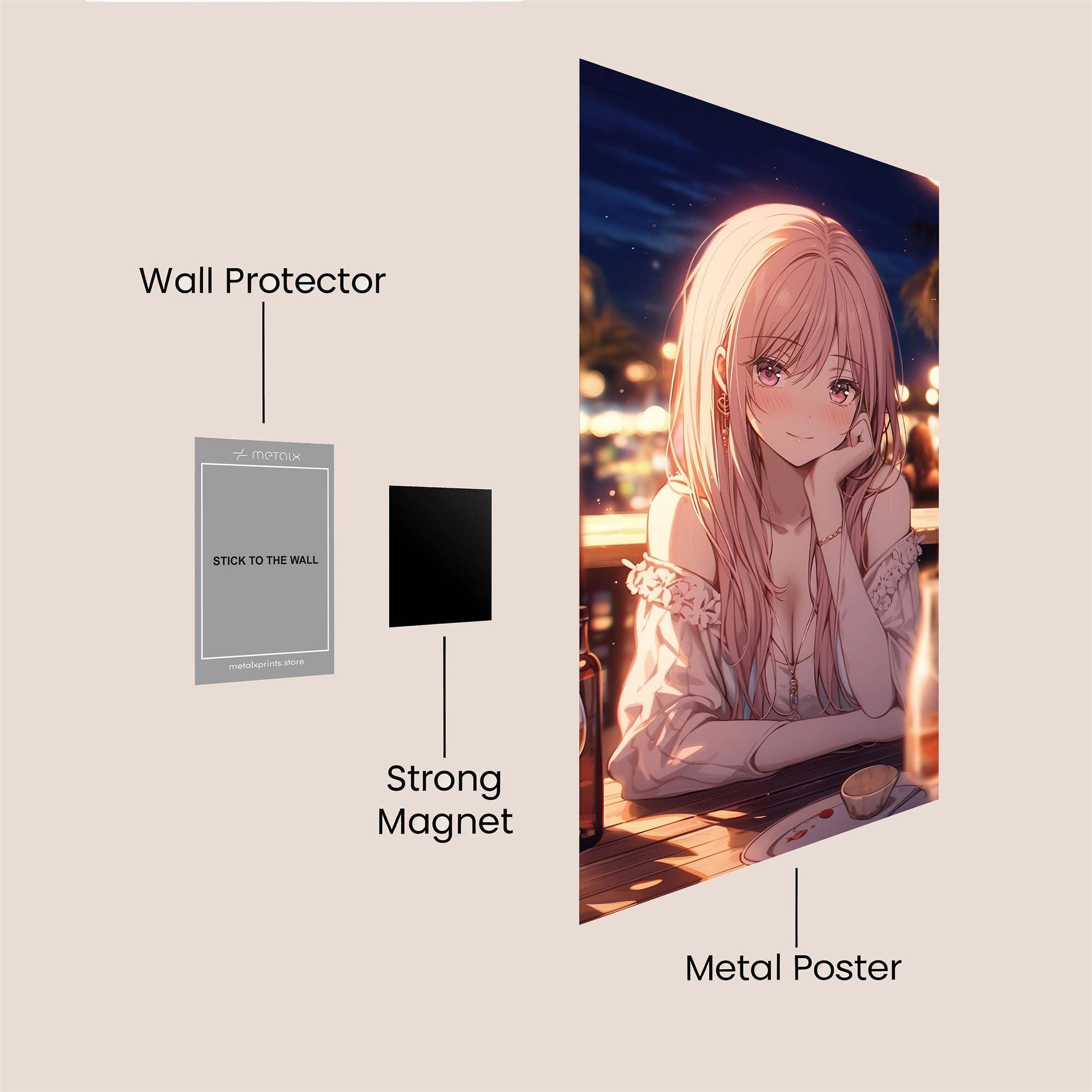 Night Serenity Safe Wall Magnetic / M