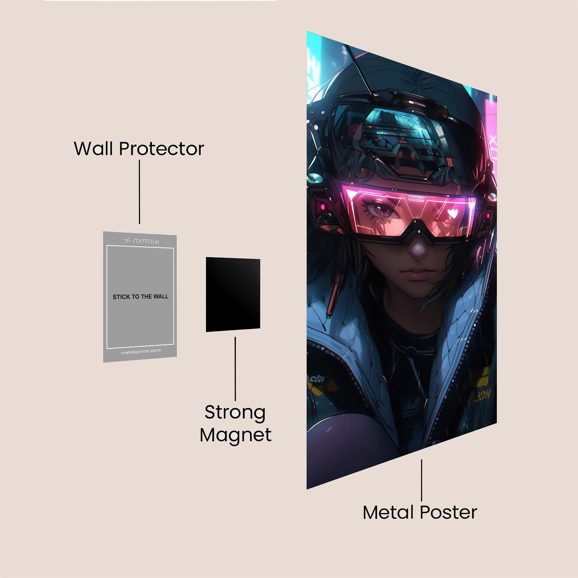 Cyberpunk Serenity Safe Wall Magnetic / M