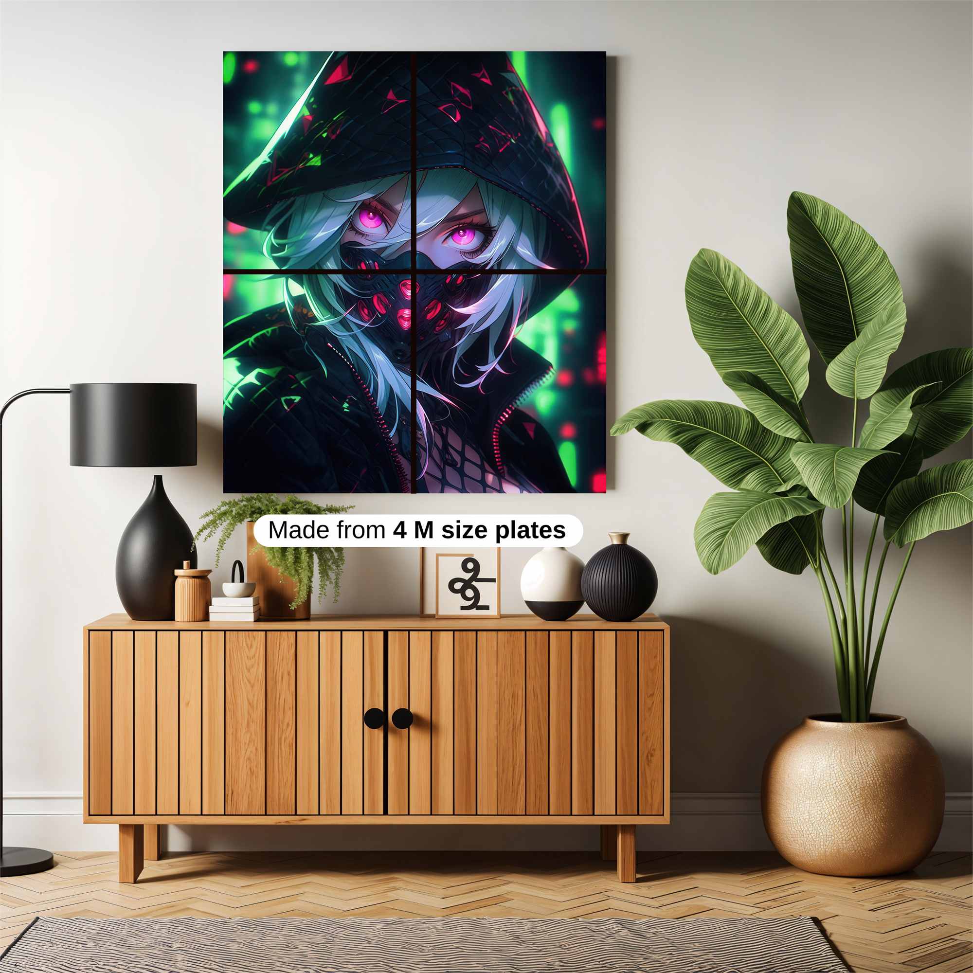 Neon Assassin Safe Wall Magnetic / M