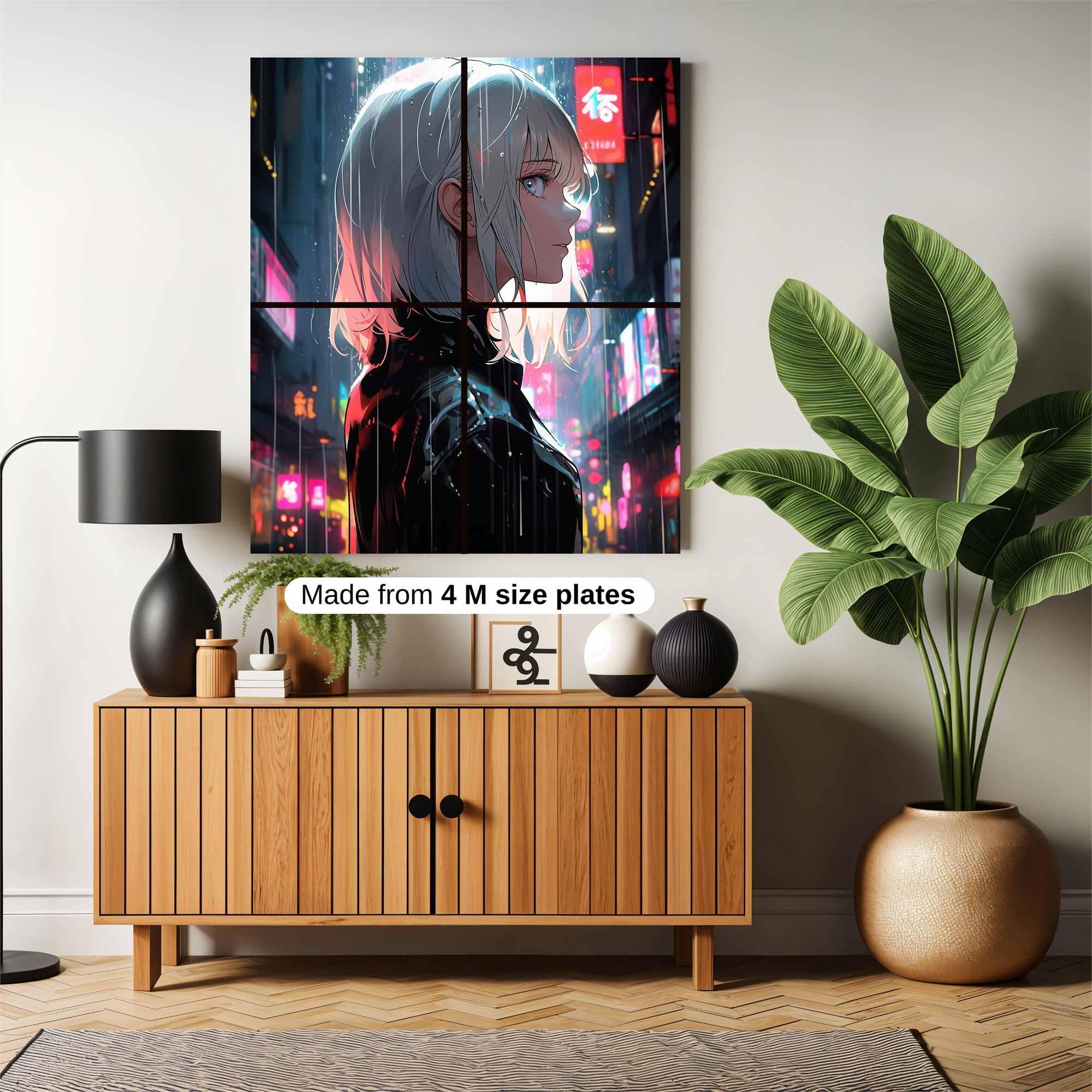 Neon Solitude Safe Wall Magnetic / M