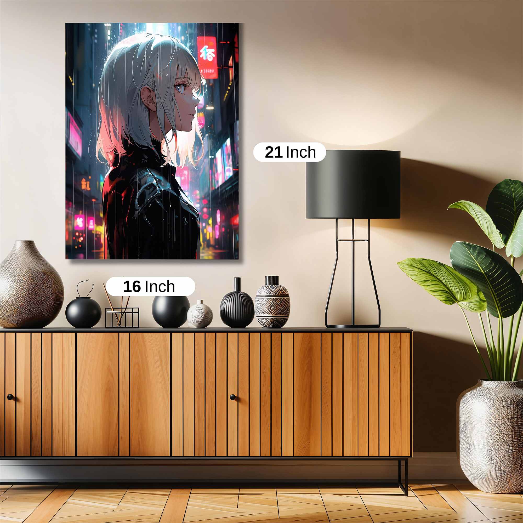 Neon Solitude Safe Wall Magnetic / M