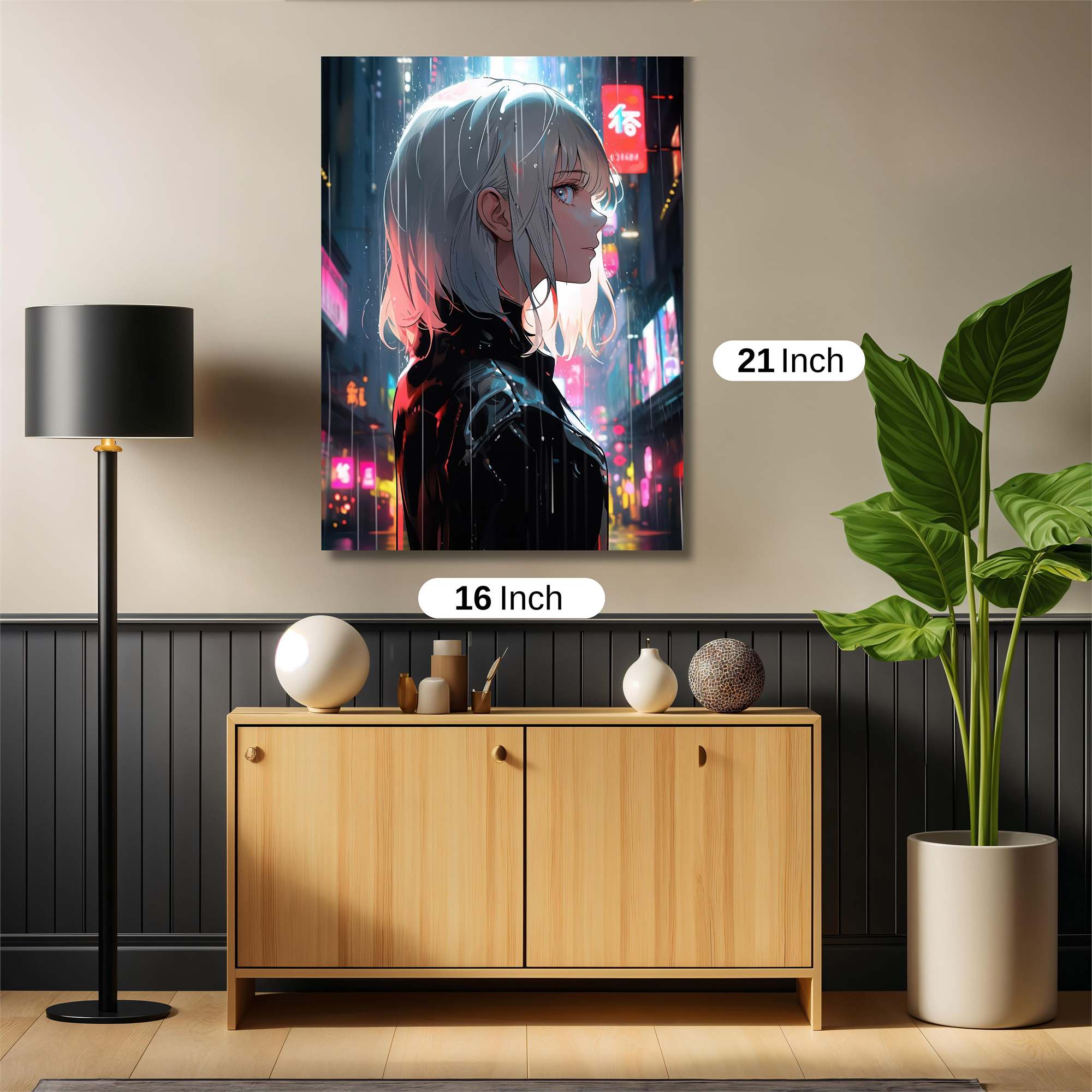 Neon Solitude Safe Wall Magnetic / M