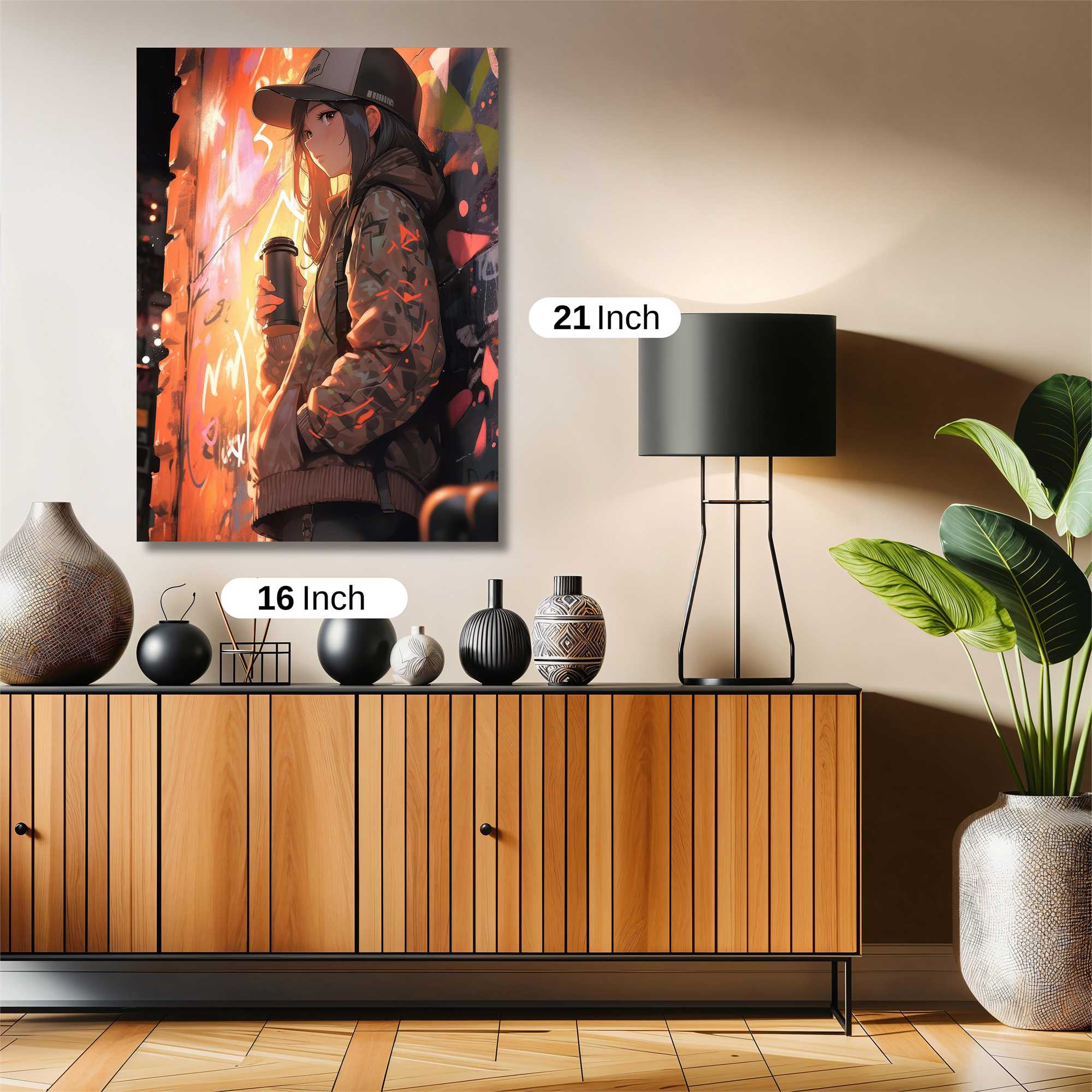 Graffiti Glow Safe Wall Magnetic / M